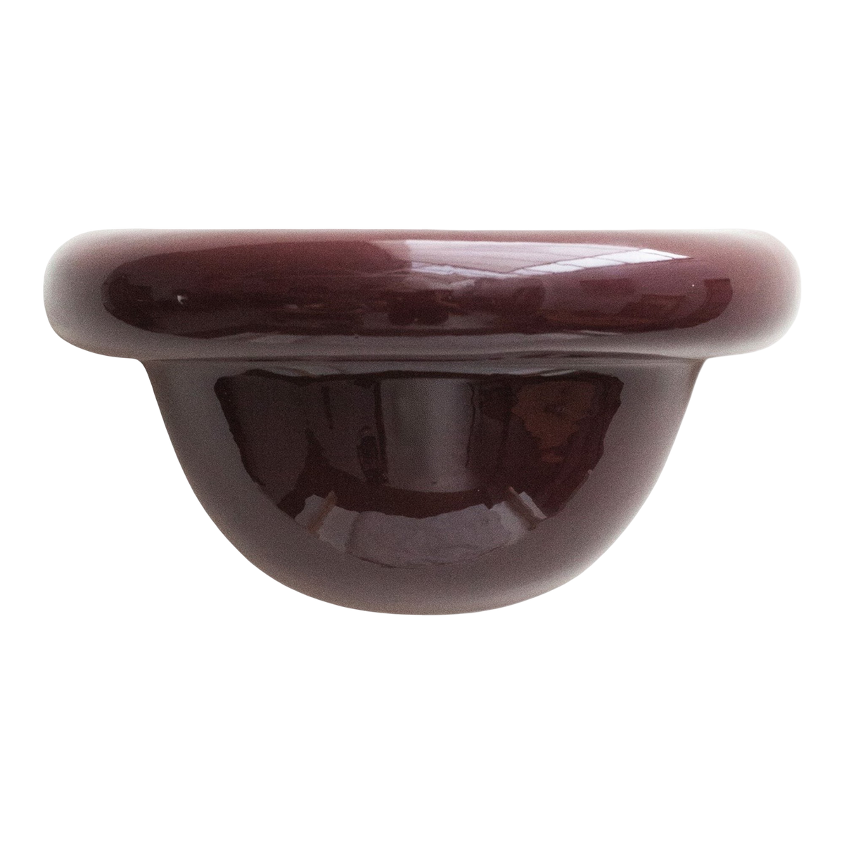 Redonda Uplight Ceramic Sconce Wall Light, Burgundy
