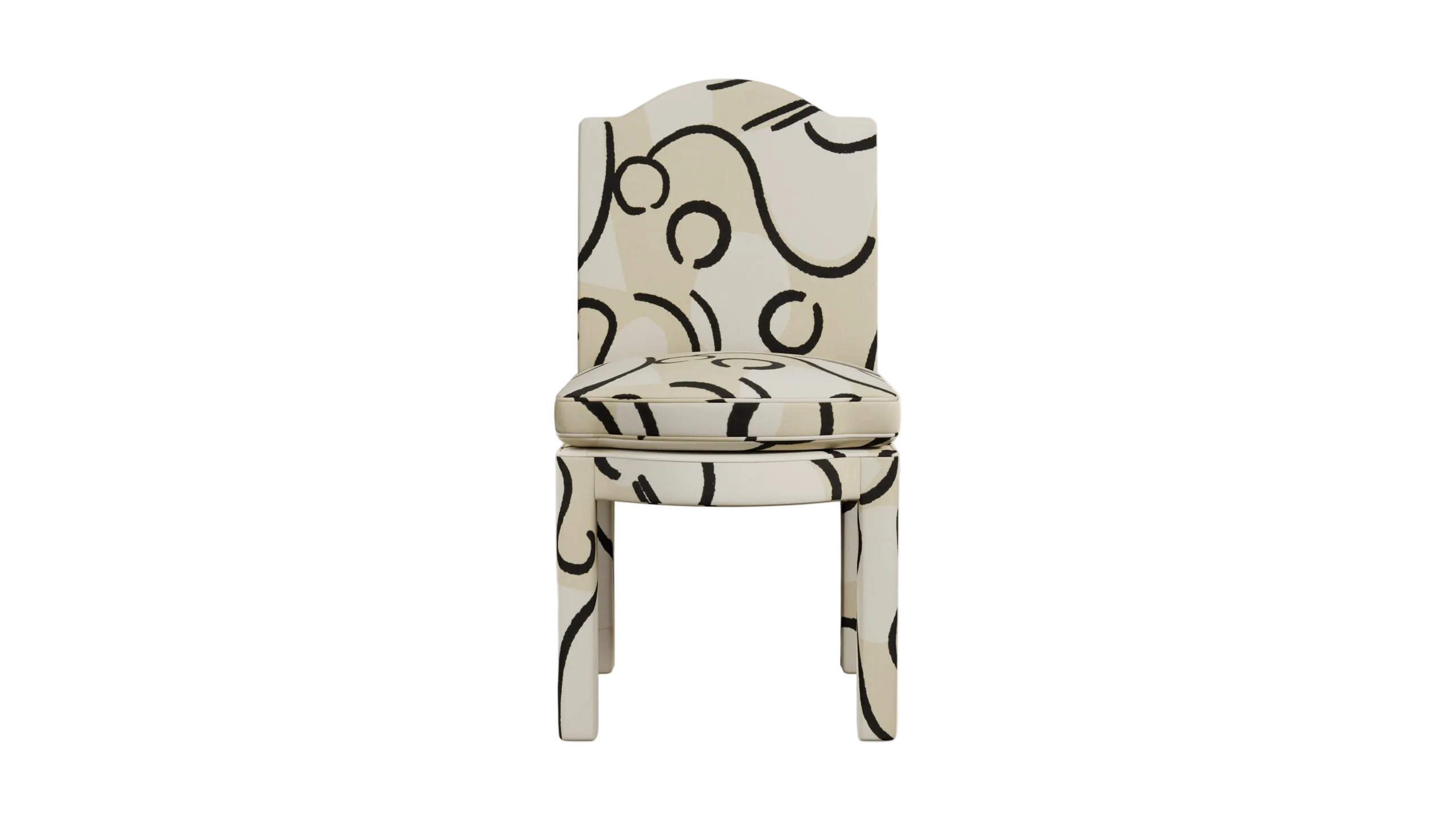 Pair of Leo Dining Chairs, Coconut