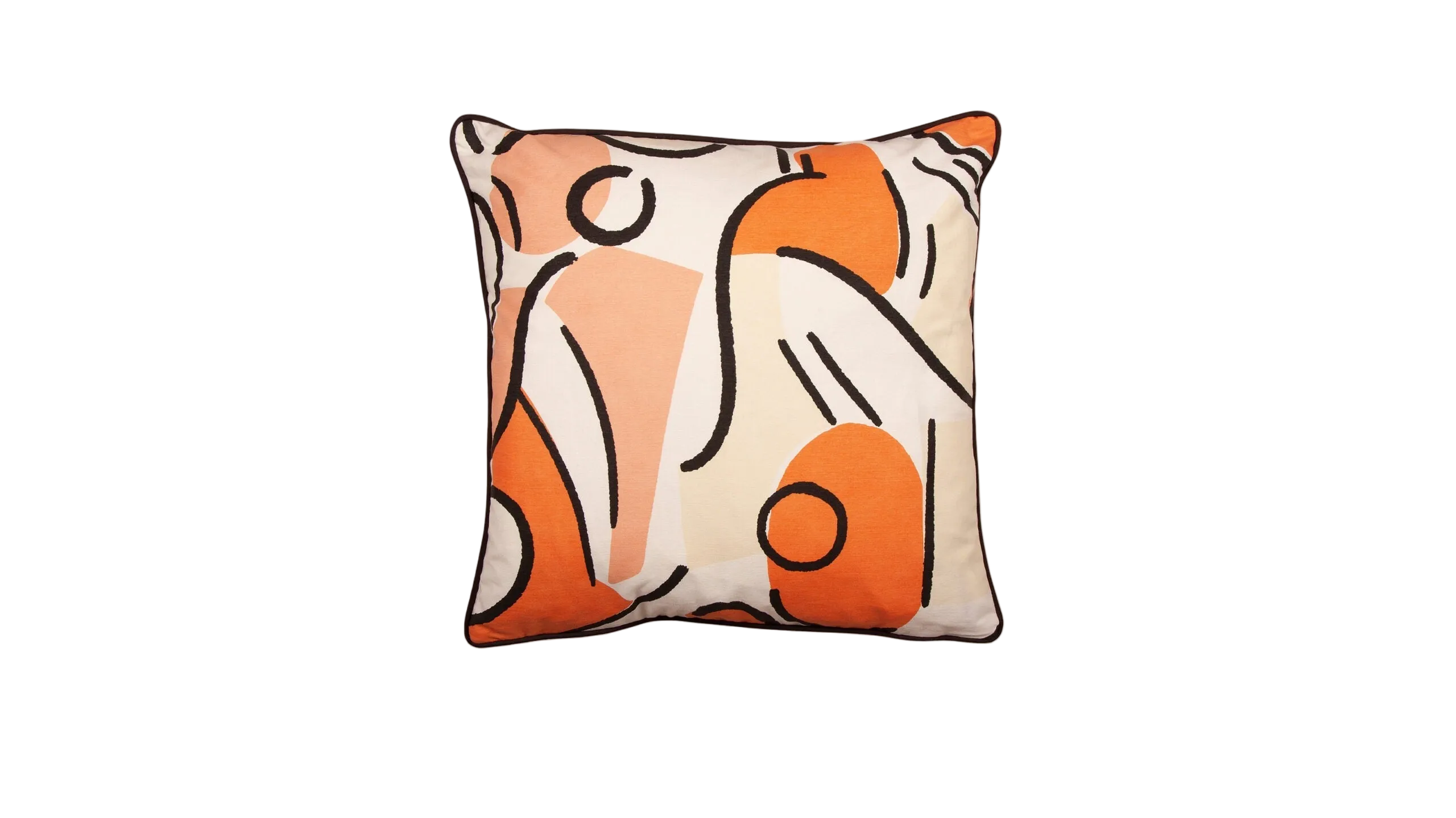 Orpha Cushion, Tangerine