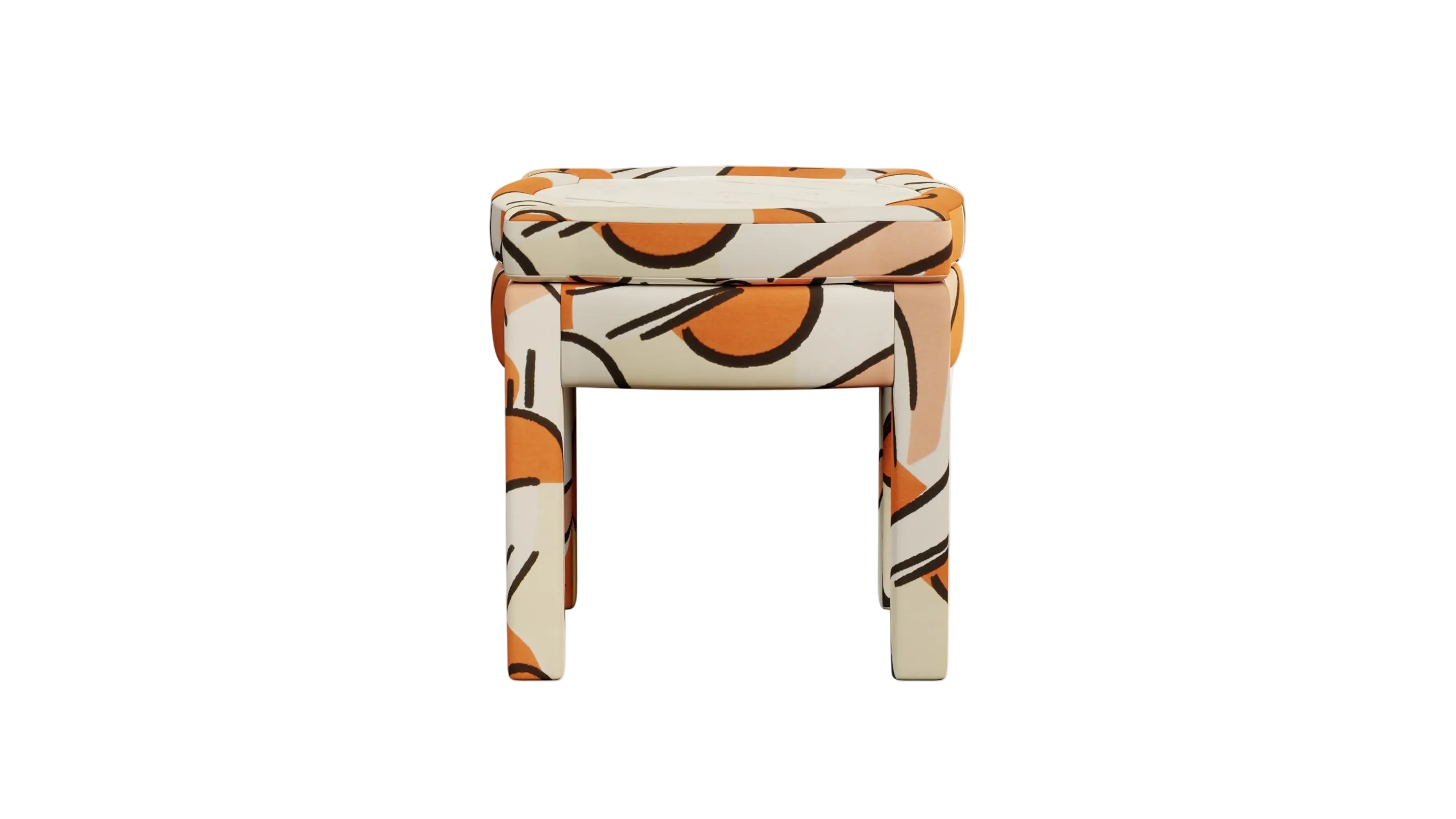 Piero Footstool, Tangerine