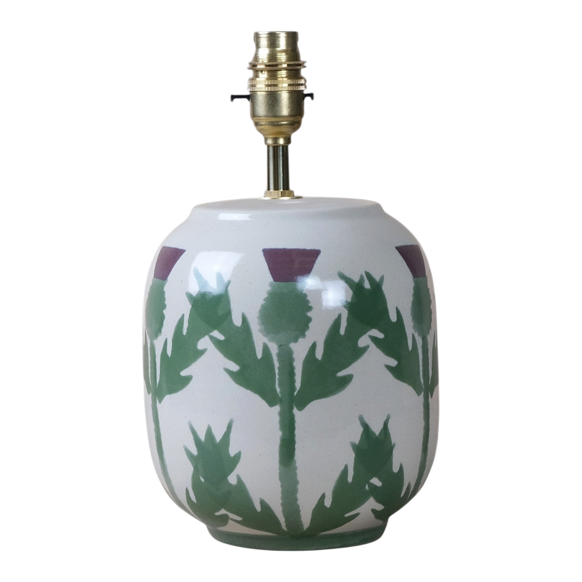 Cream Thistle Small Table Lamp