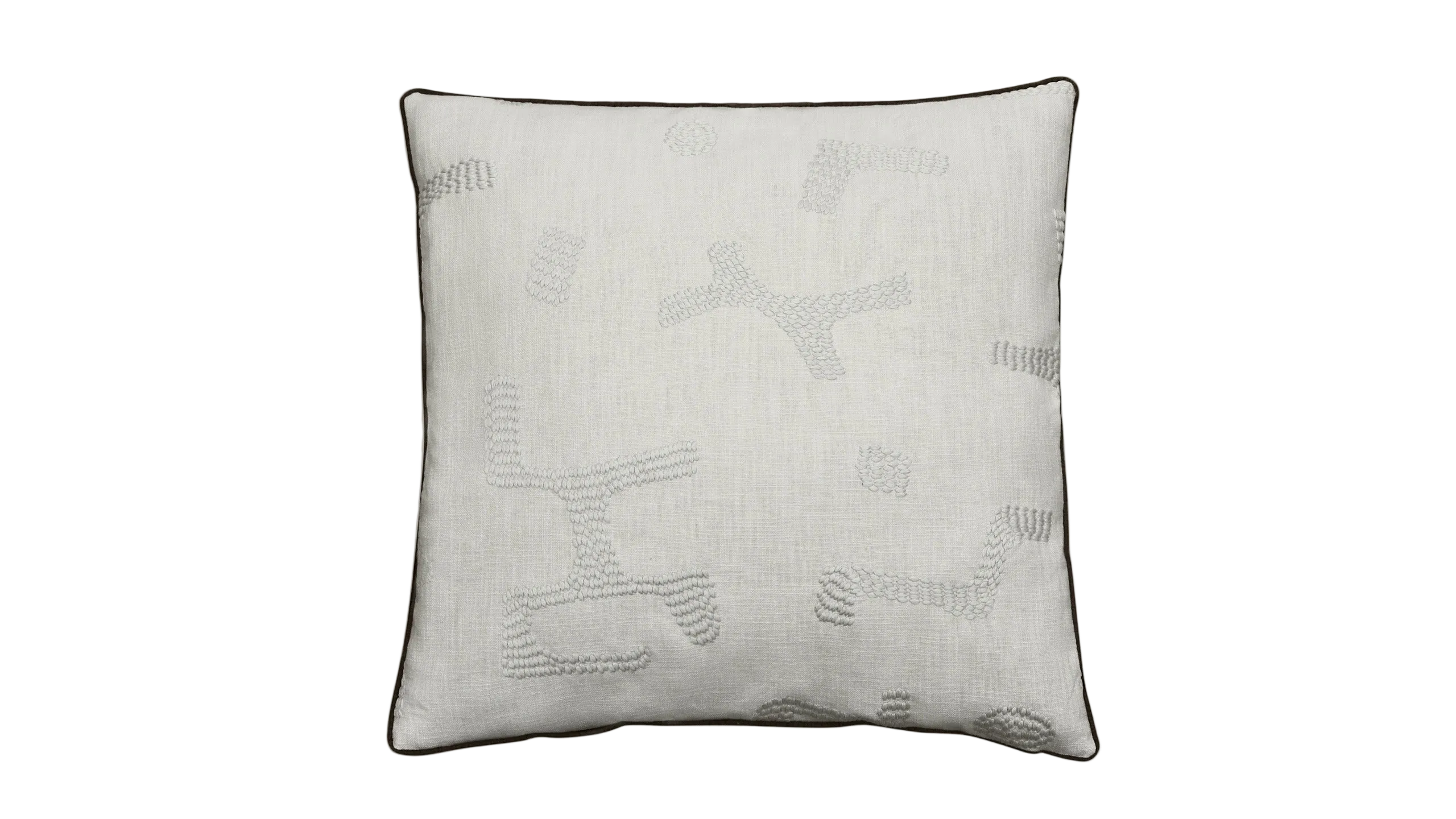 Raphia Cushion, Powder