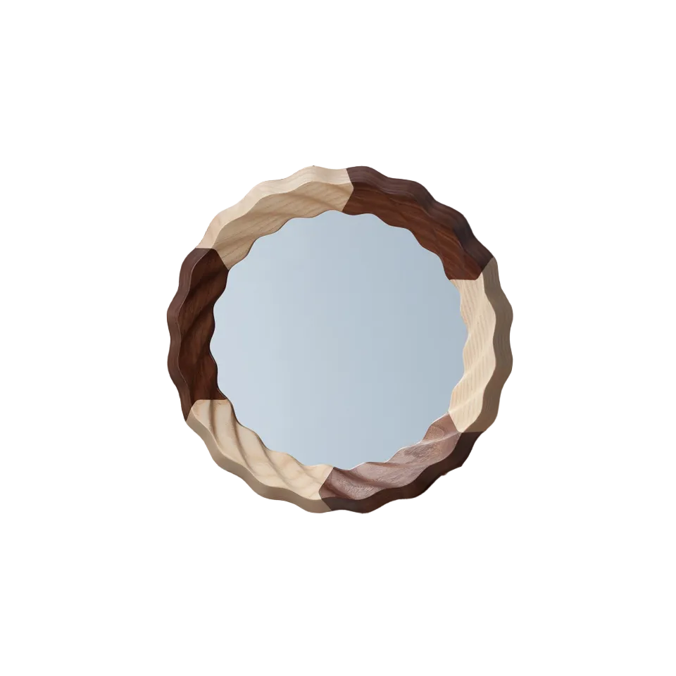 Kruller Extra Mirror | Ash & Walnut