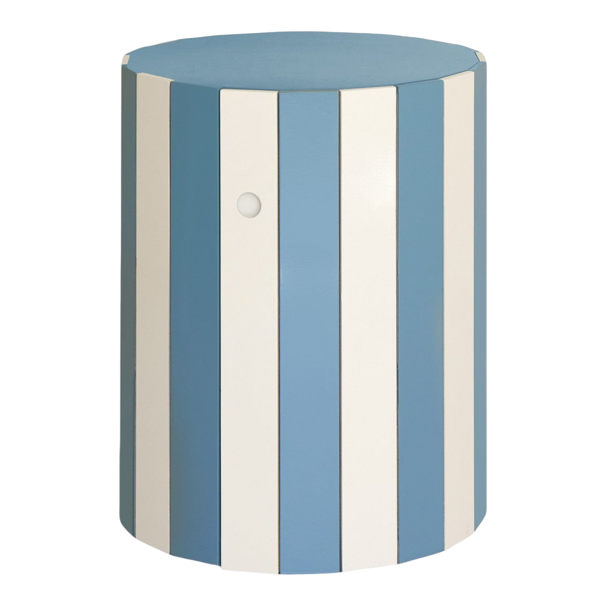 Barrel Table, Sky Blue