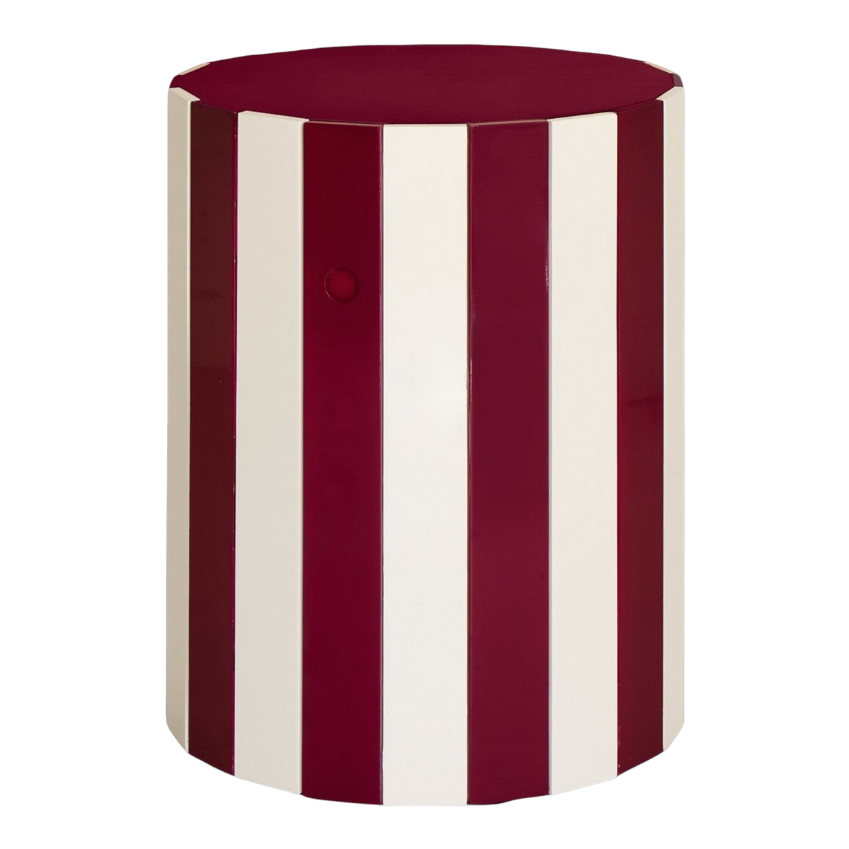 Barrel Table, Plum