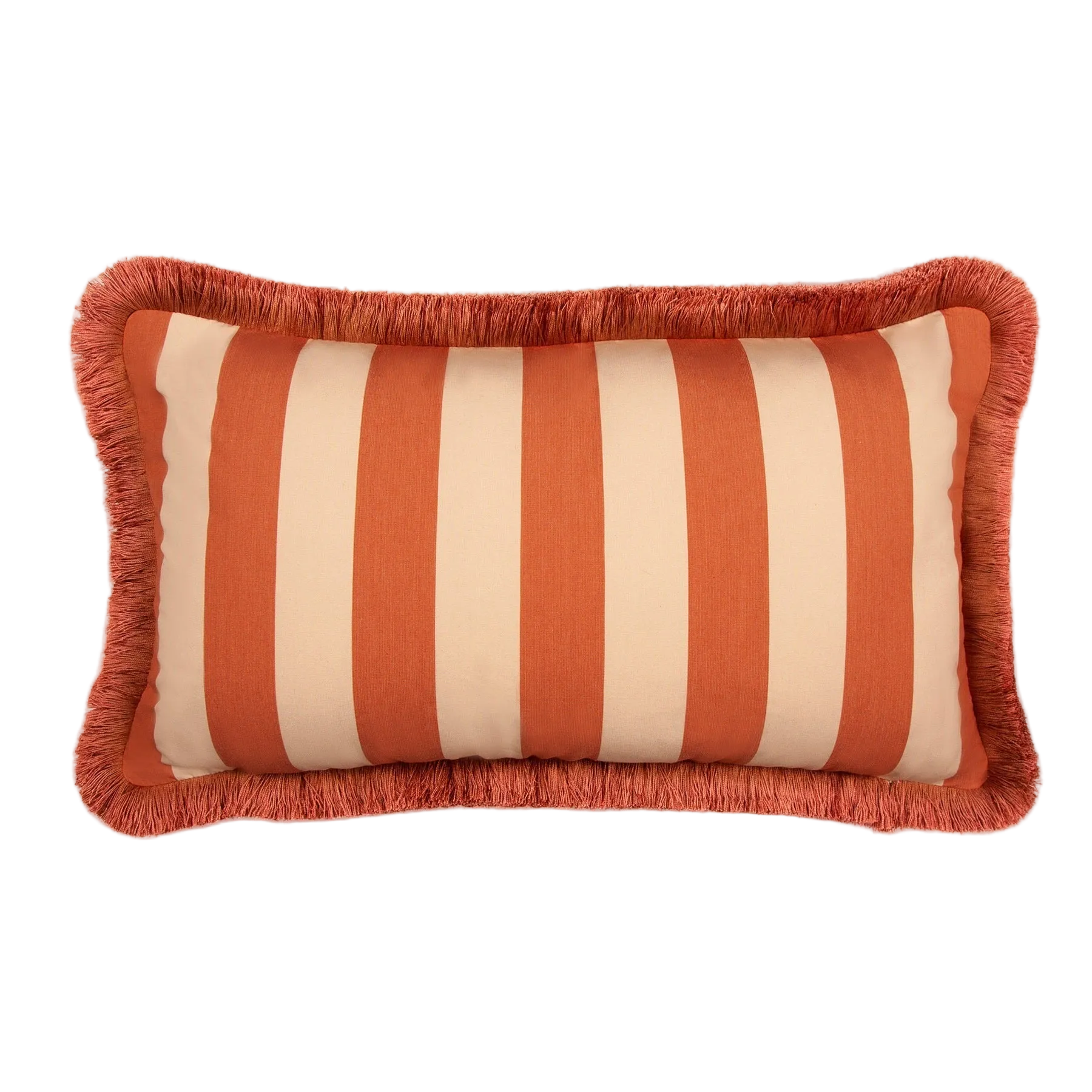 Sonia Stripe Cushion, Ginger