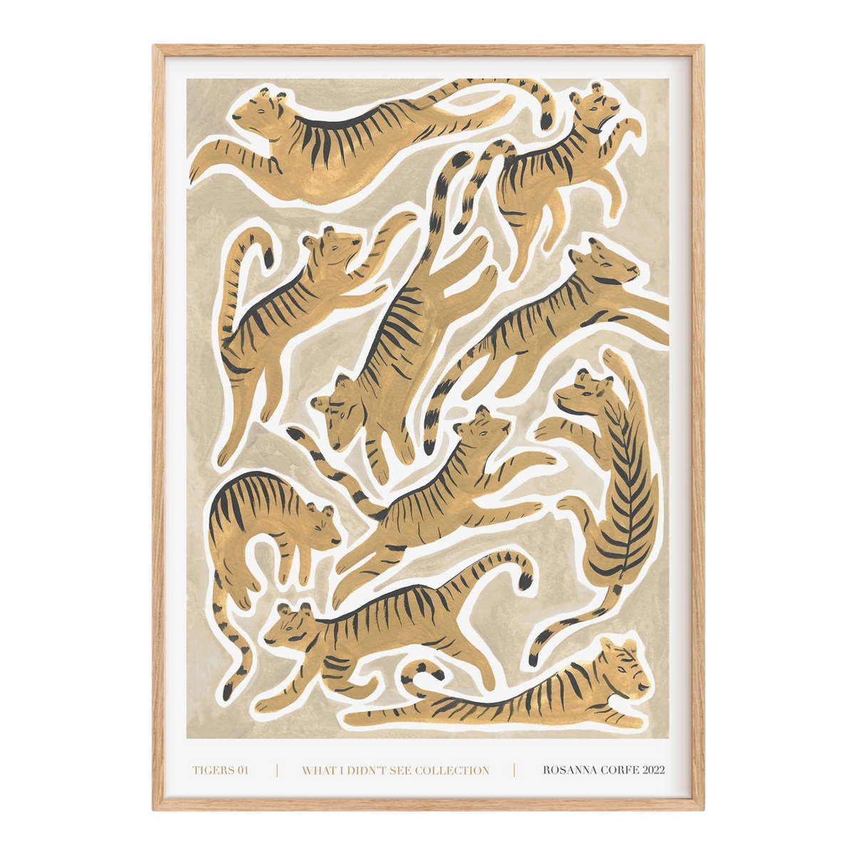 Tigers 01 Art Print