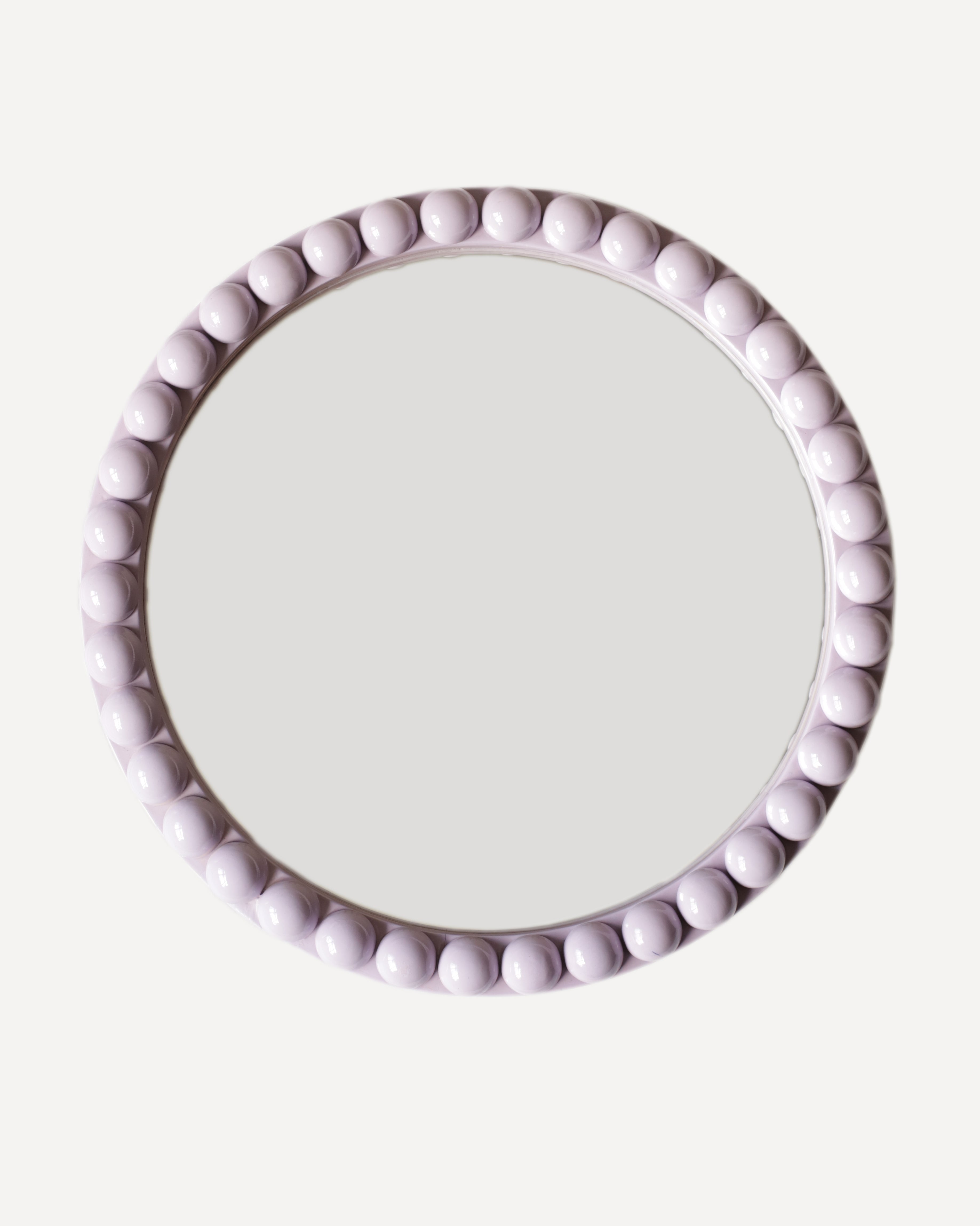 Round Over-Sized Bobbin Mirror