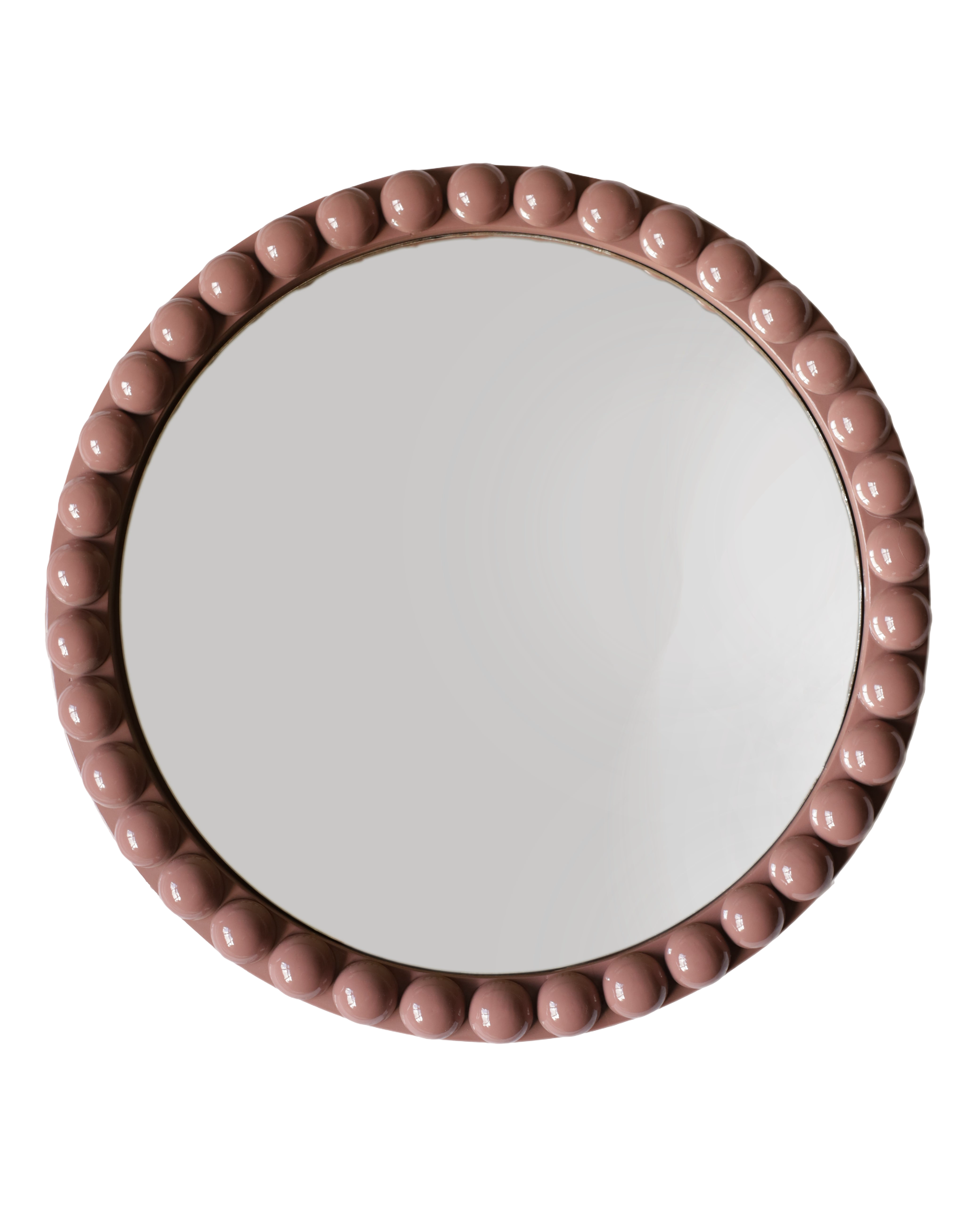 Round Over-Sized Bobbin Mirror