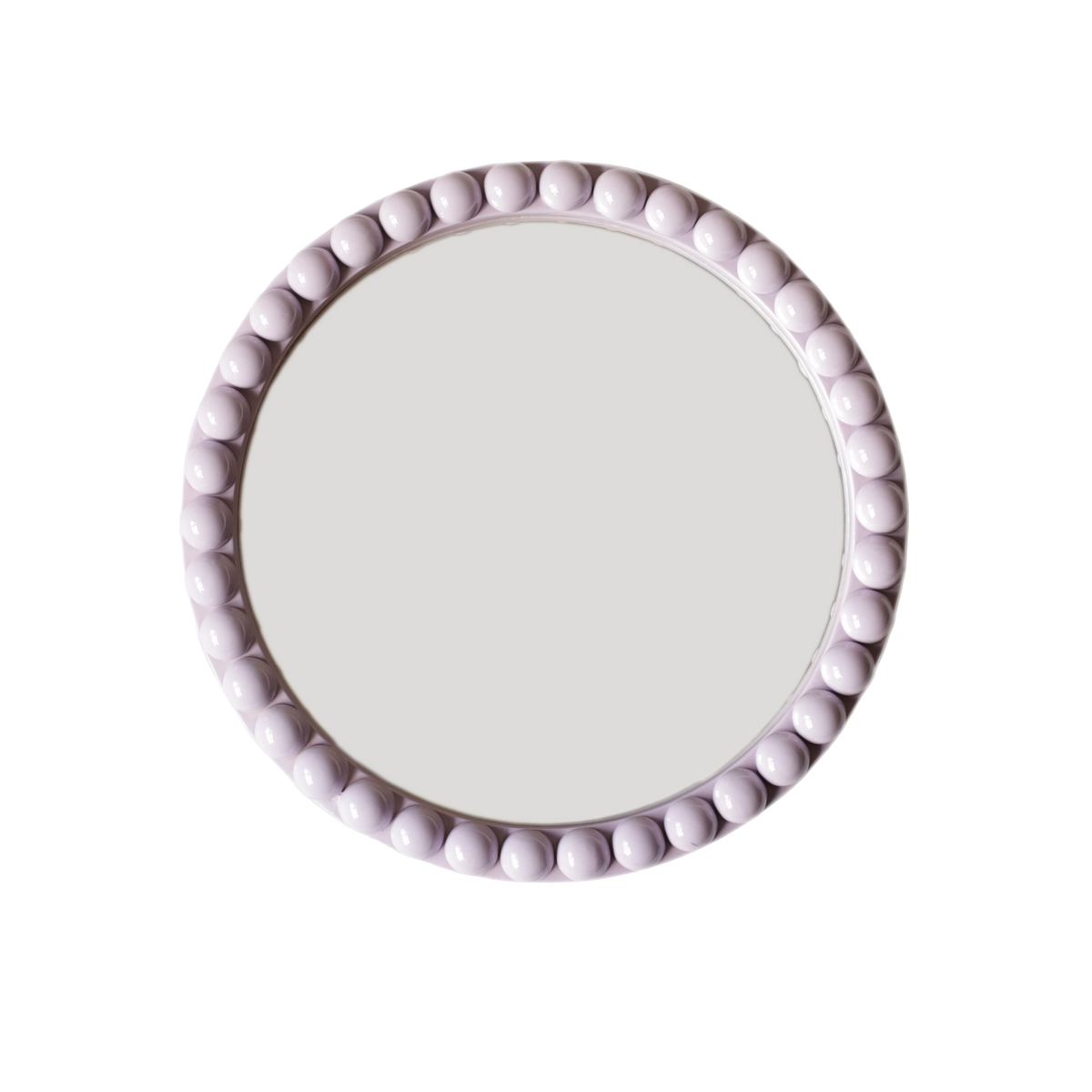 Round Over-Sized Bobbin Mirror