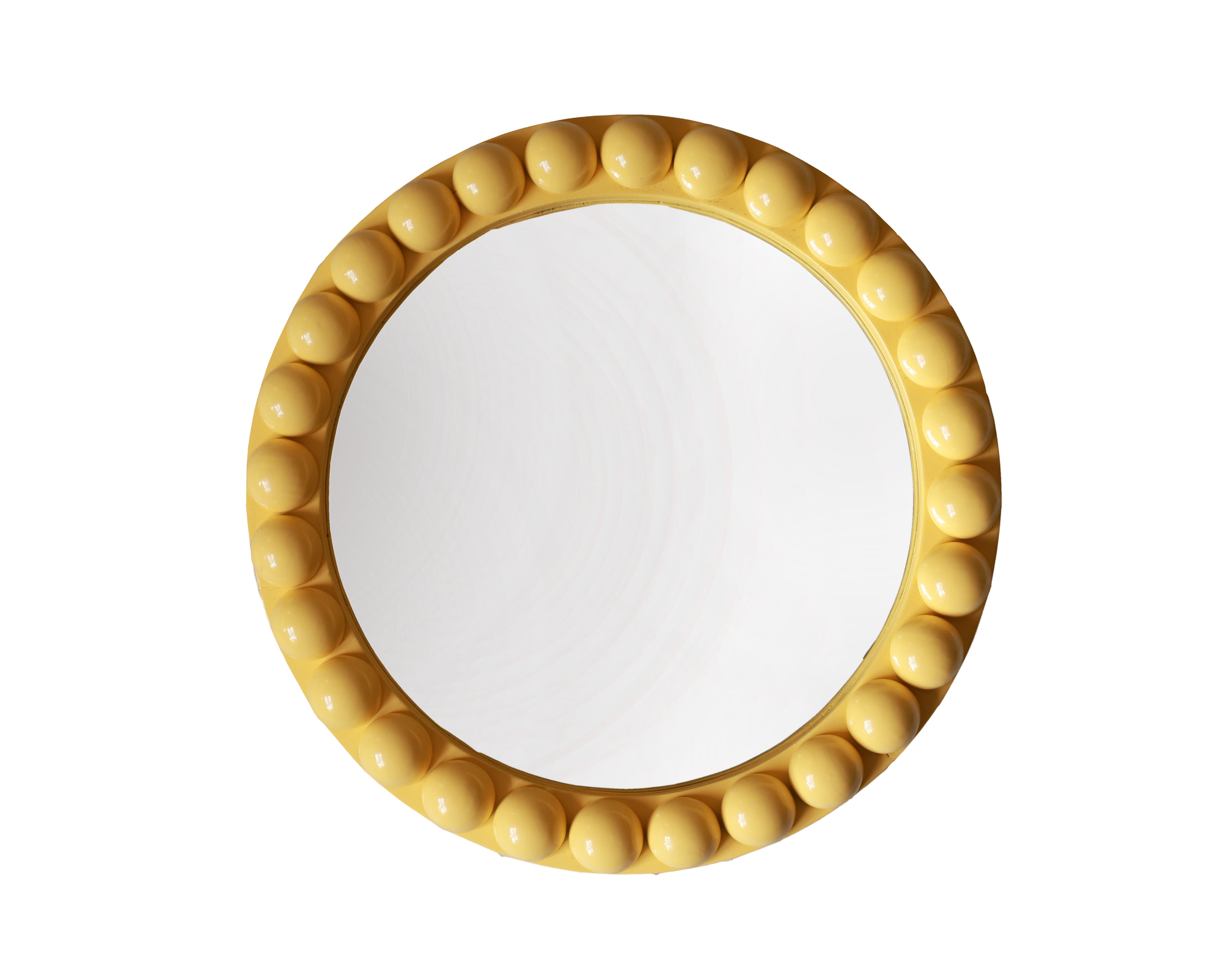 Round Over-Sized Bobbin Mirror