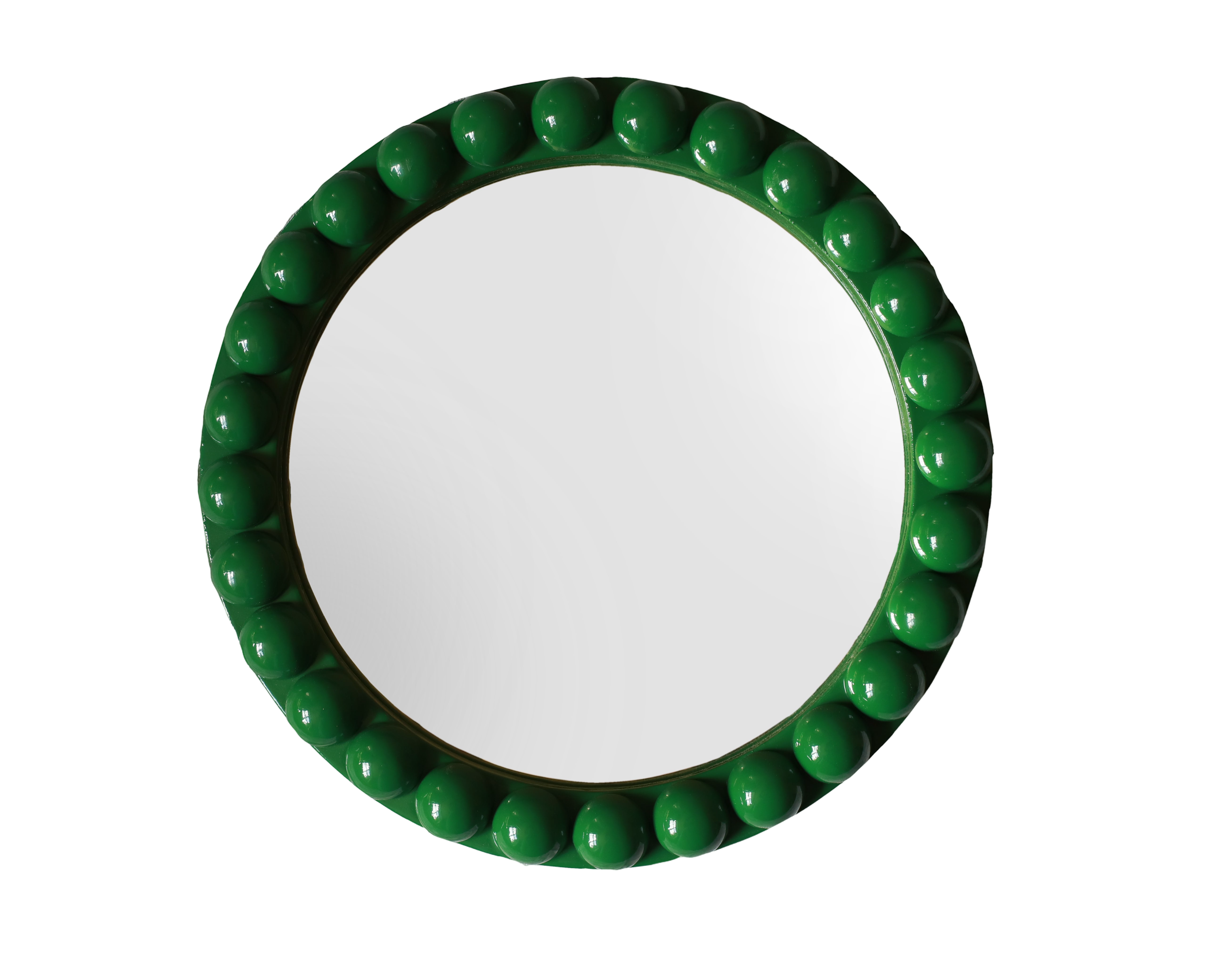 Round Over-Sized Bobbin Mirror
