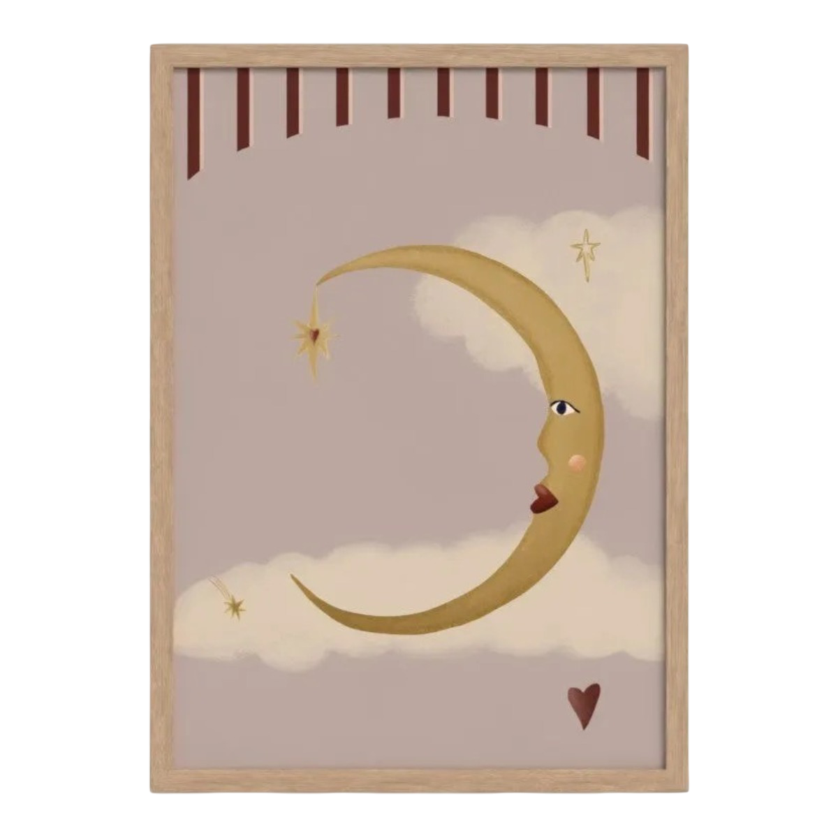 La Lune d'Amour Art Print