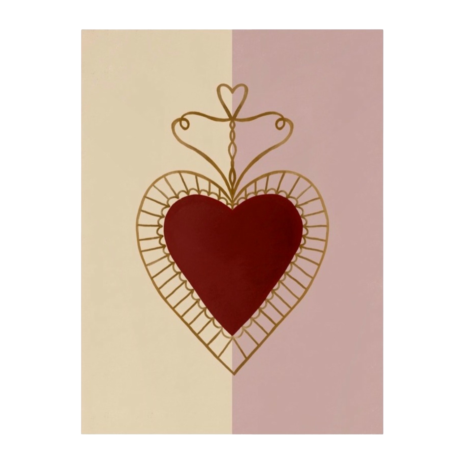 Love Heart Art Print