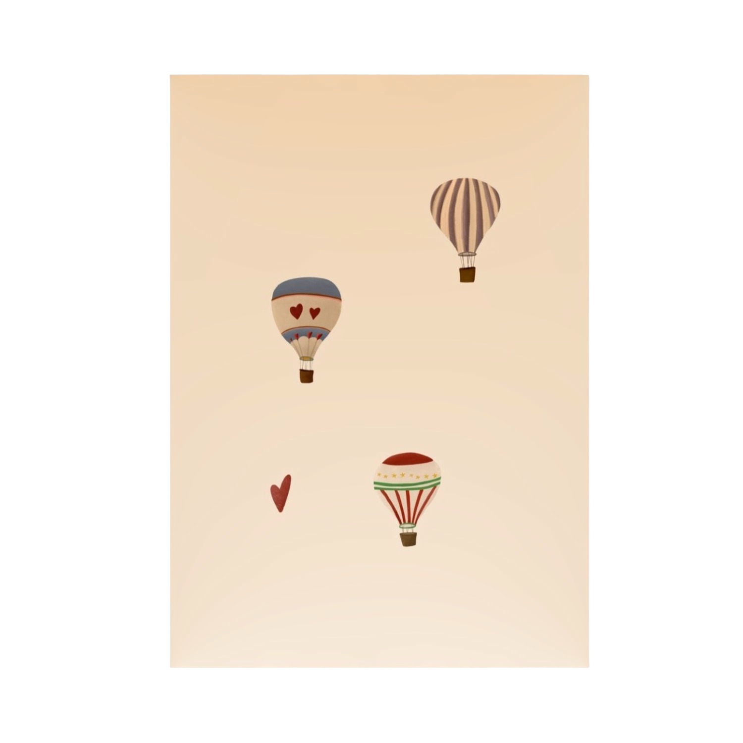 Three Balloons Art Print