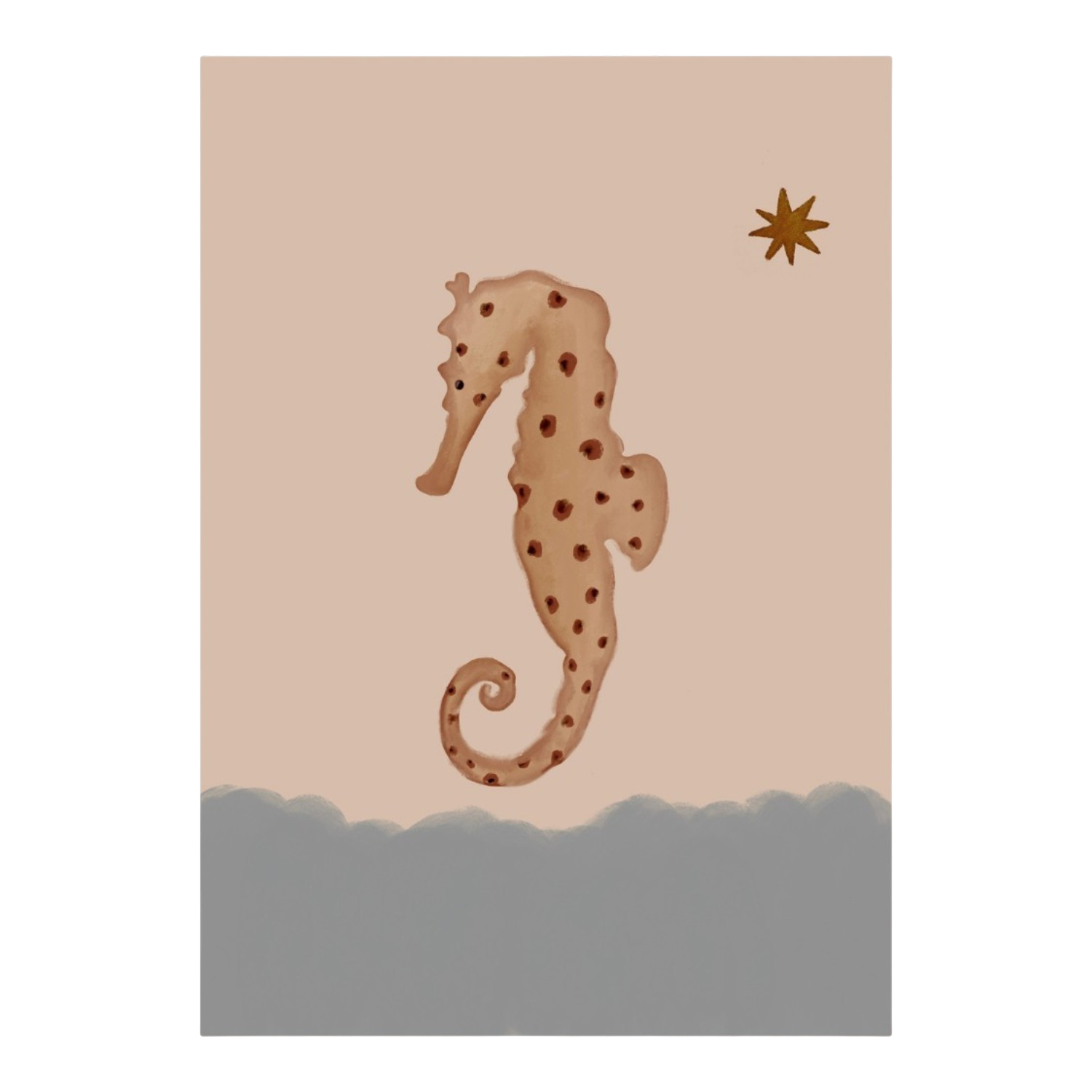 The Seahorse Art Print