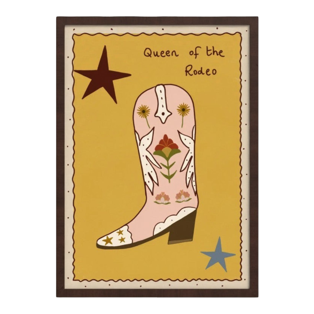 Boots are made for walking Art Print