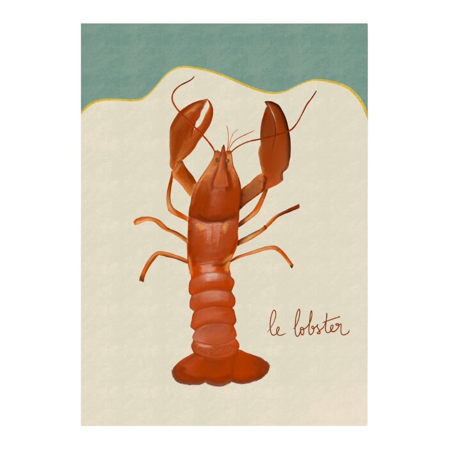 Le Lobster Art Print