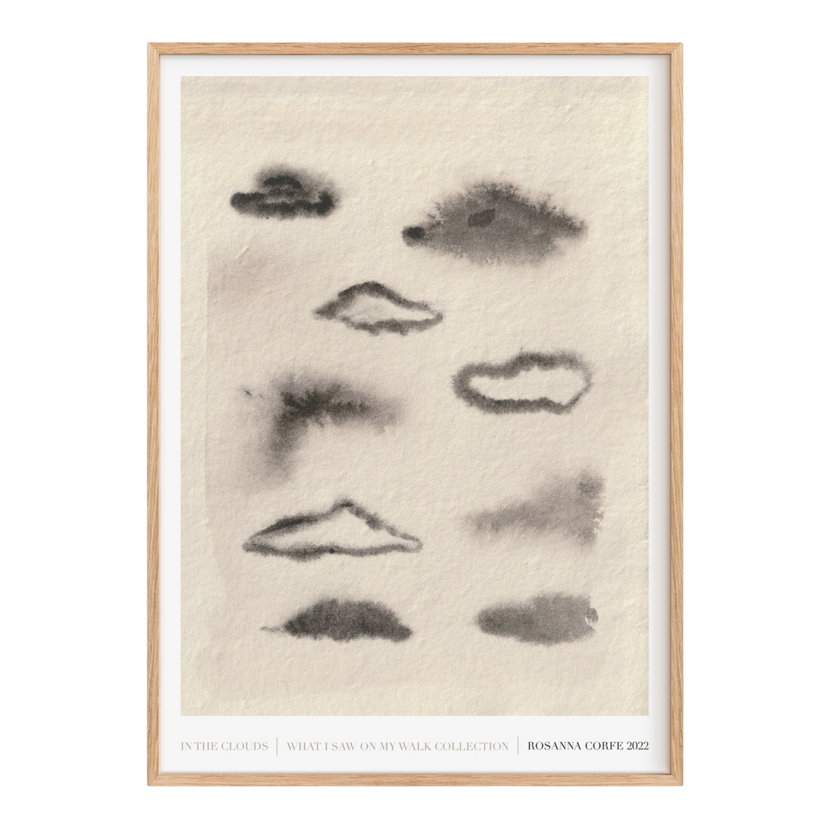 Clouds Neutral Art Print