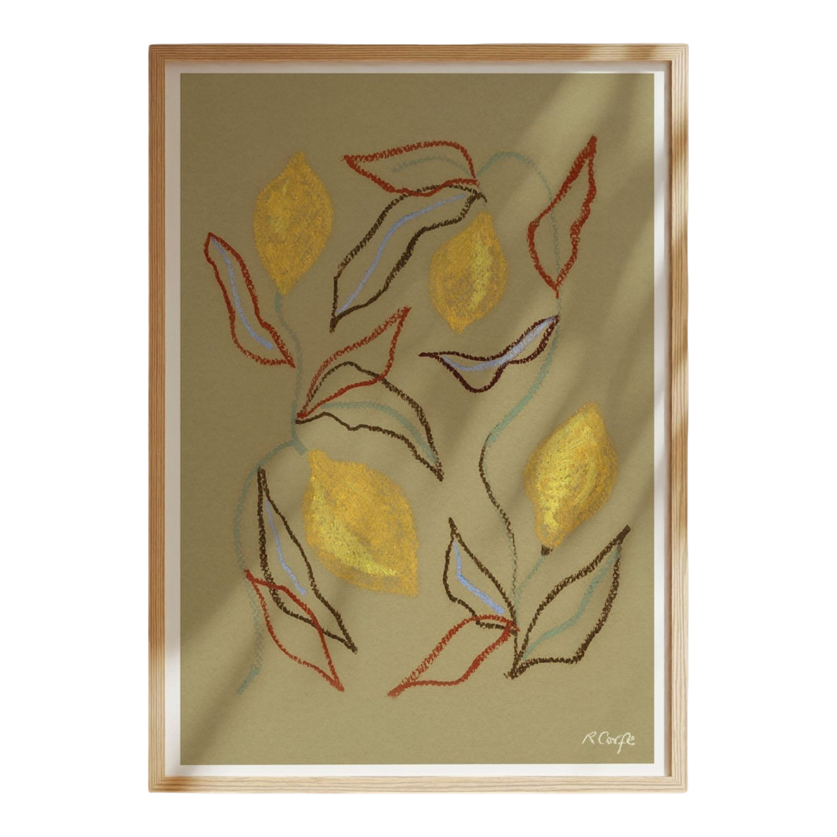 Lemons Art Print