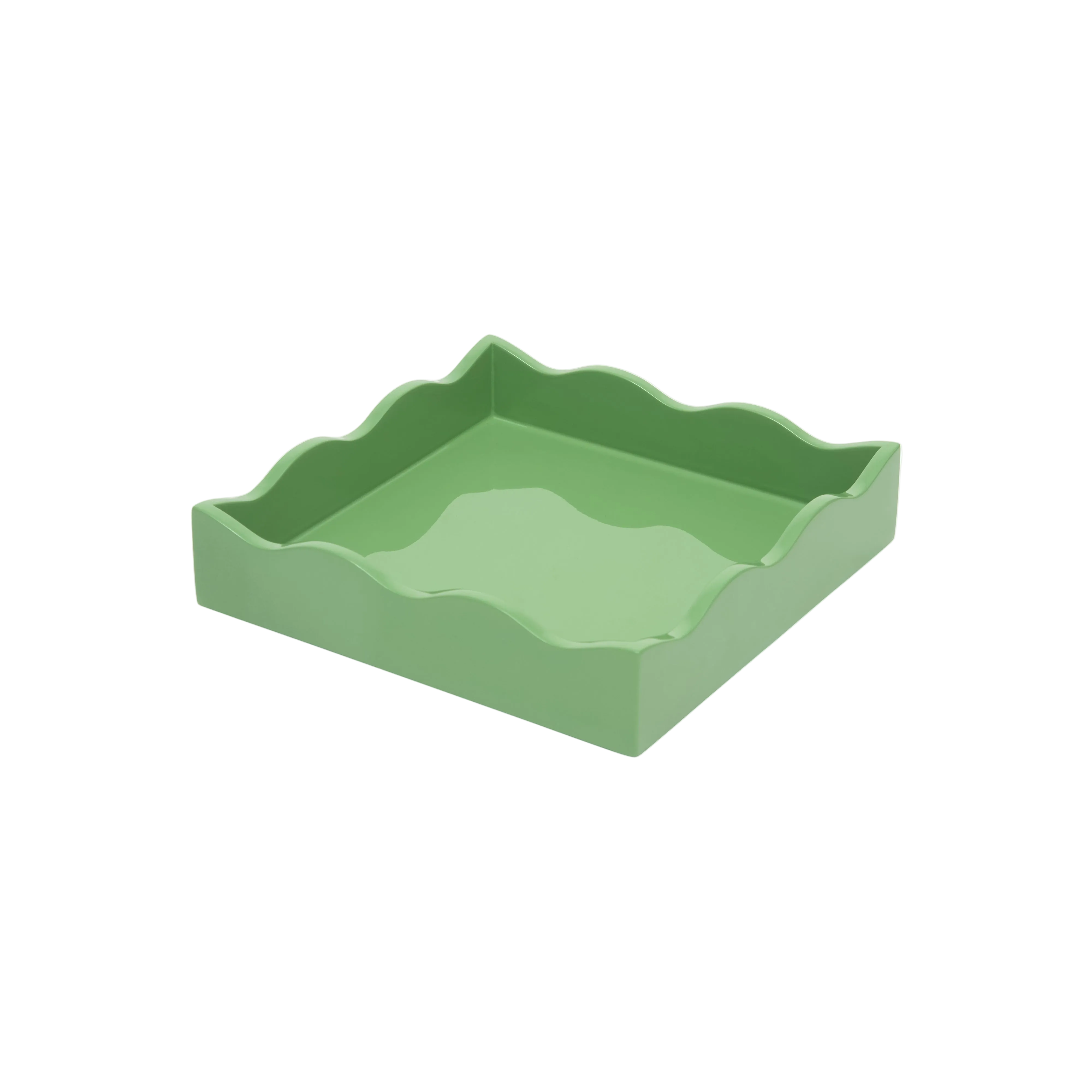 Square Allegra Tray in Green