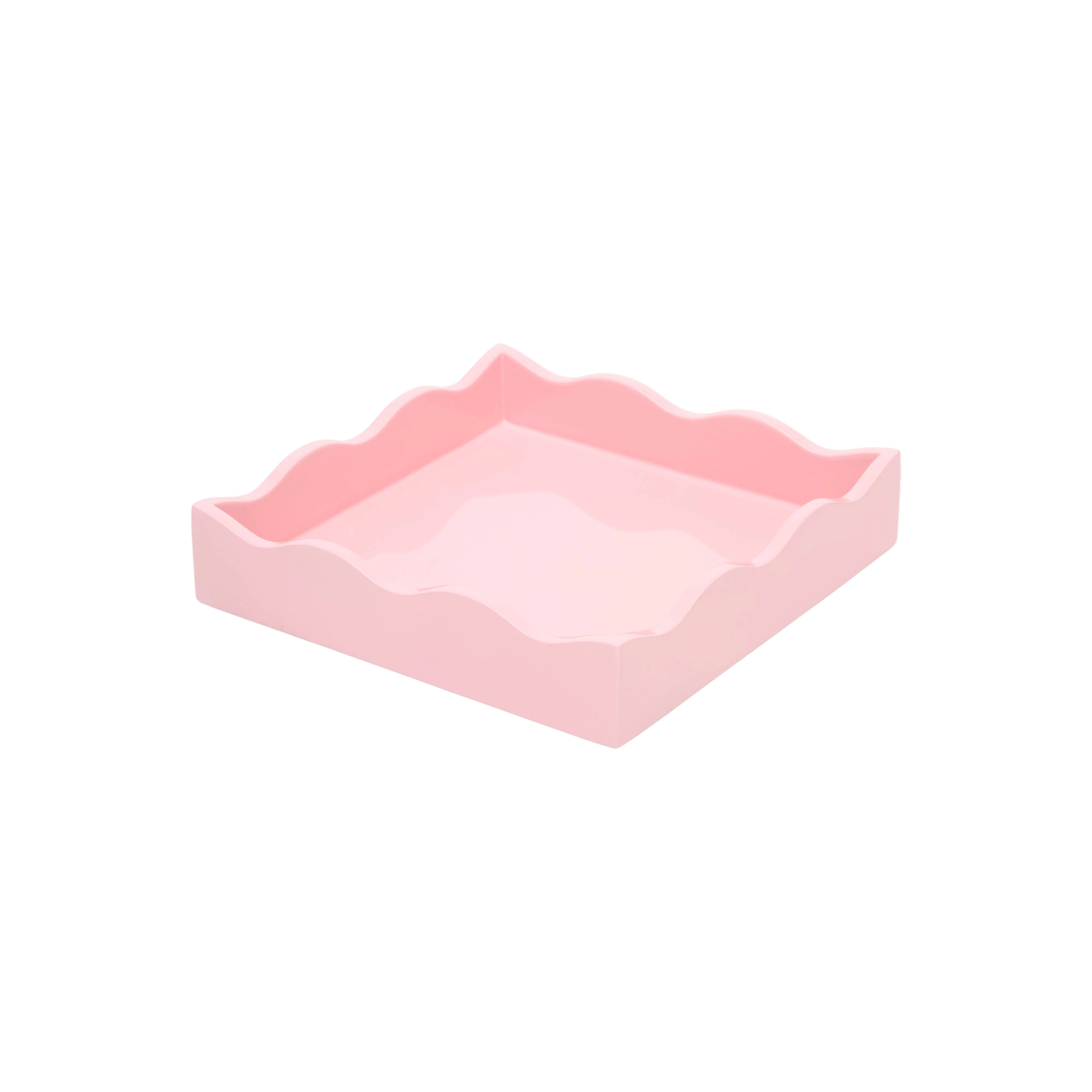 Square Allegra Tray in Pink