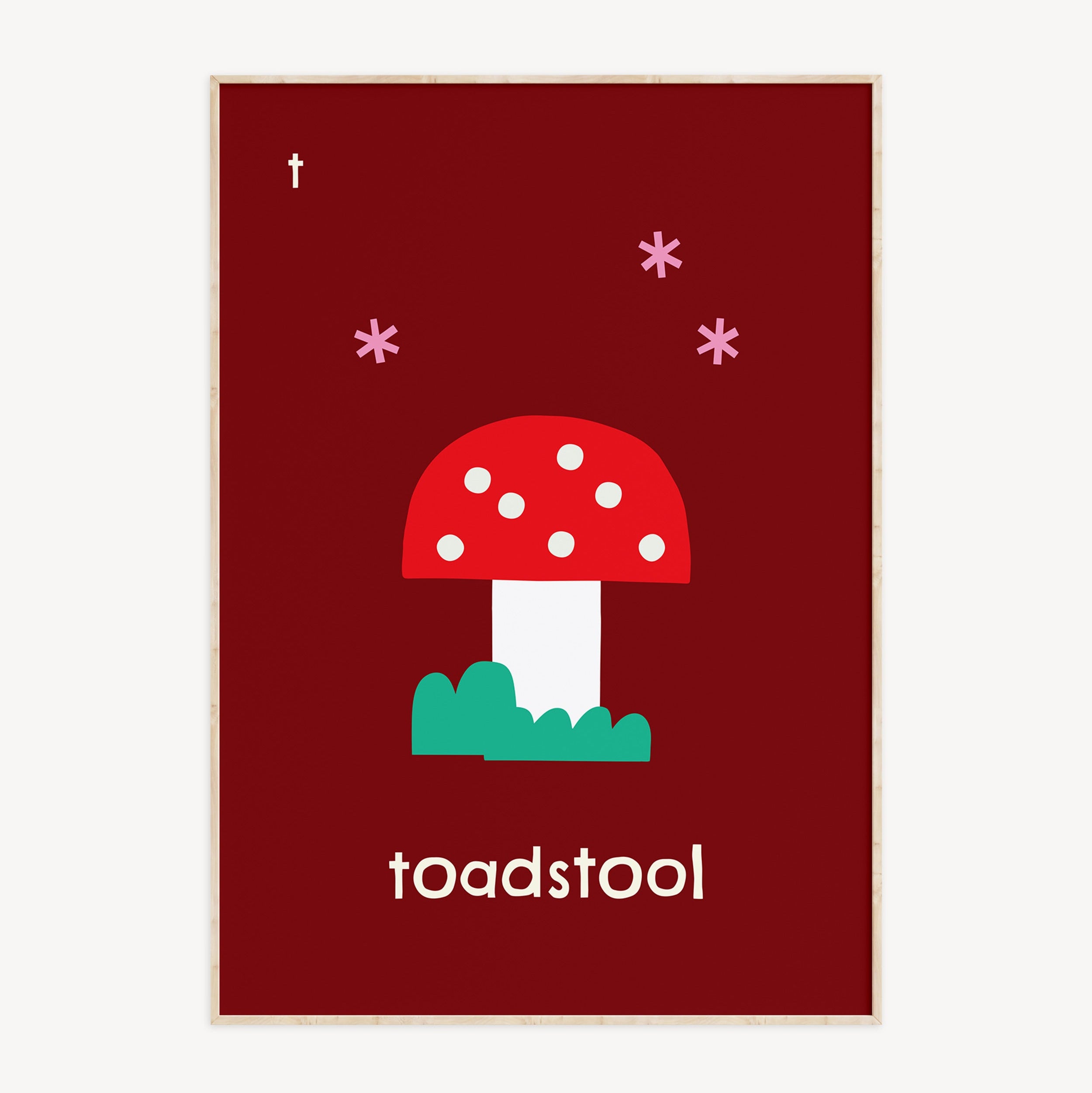 T for Toadstool | Giclée Fine Art Print