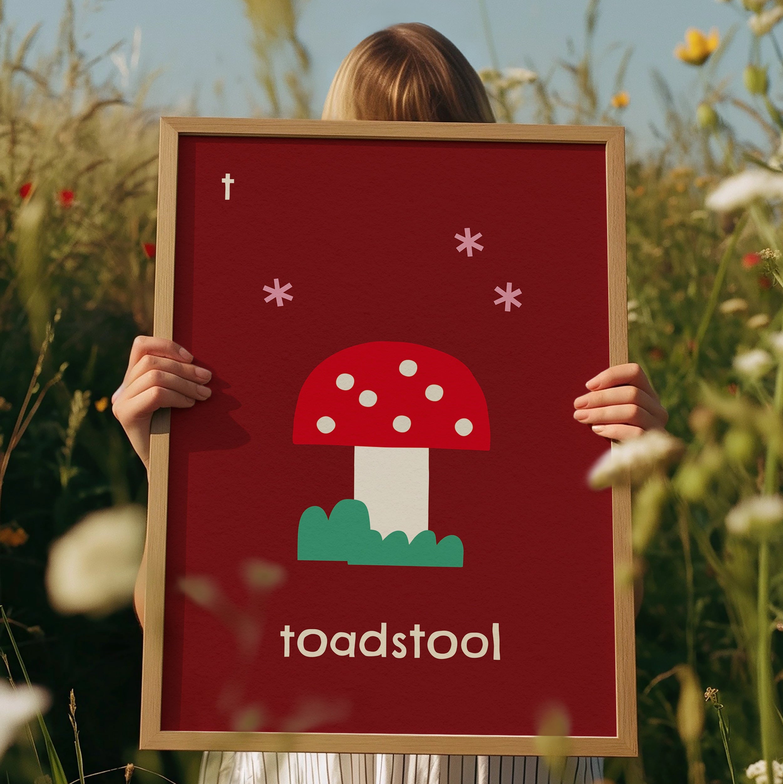 T for Toadstool | Giclée Fine Art Print