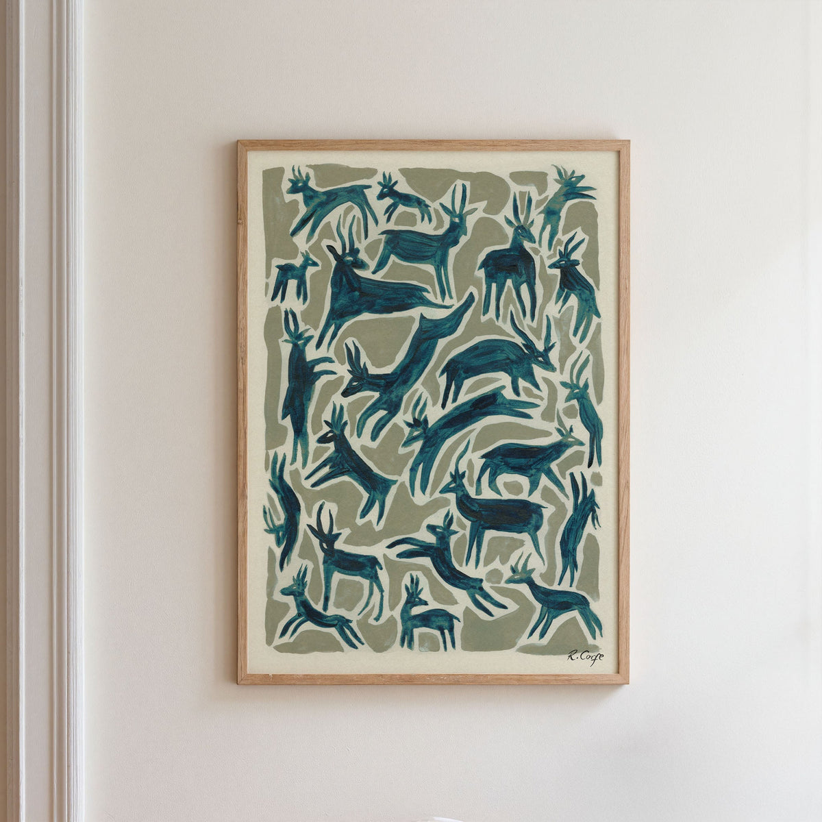 Deer Art Print