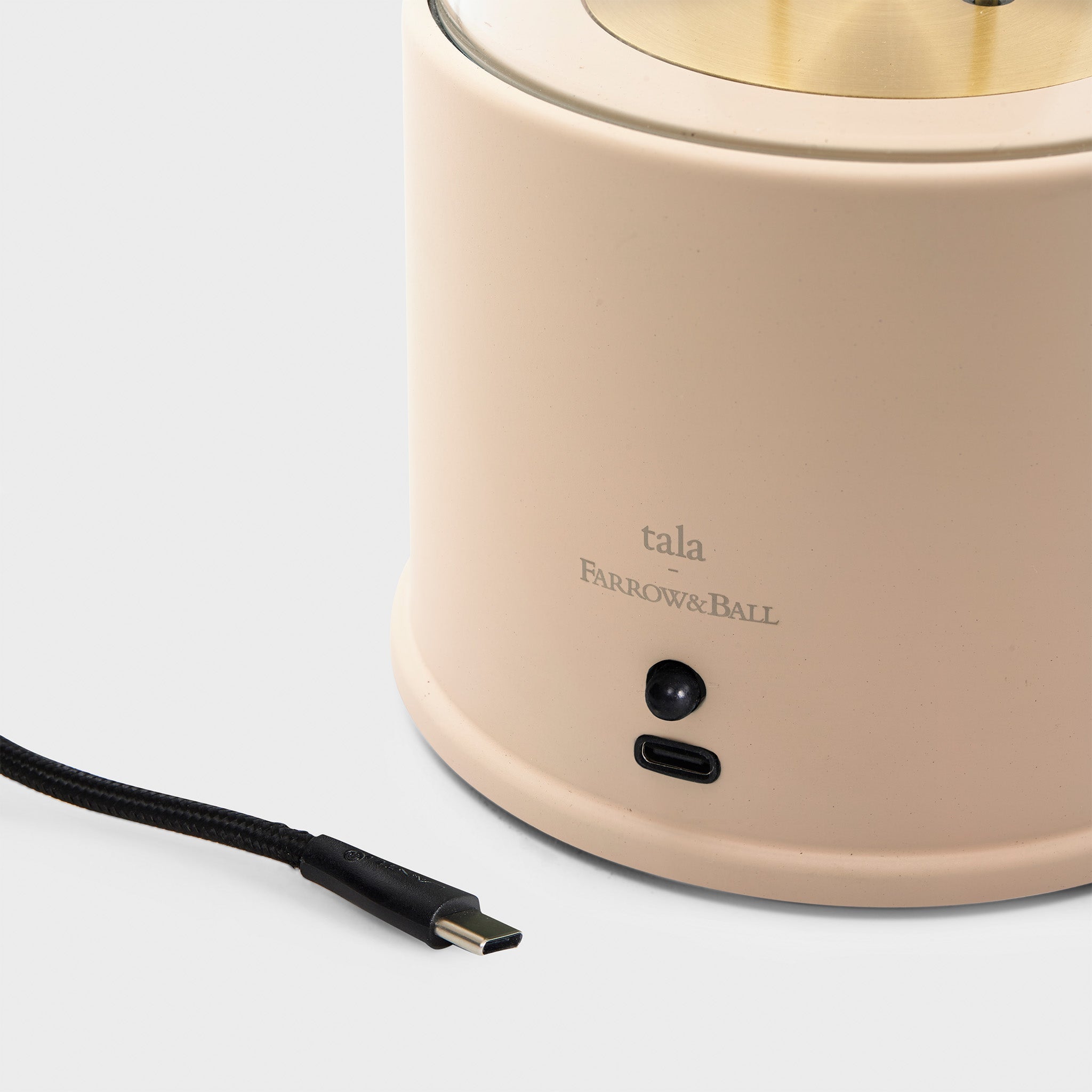 The Muse 1.0 Portable Lamp in Setting Plaster Pink - Set of 2