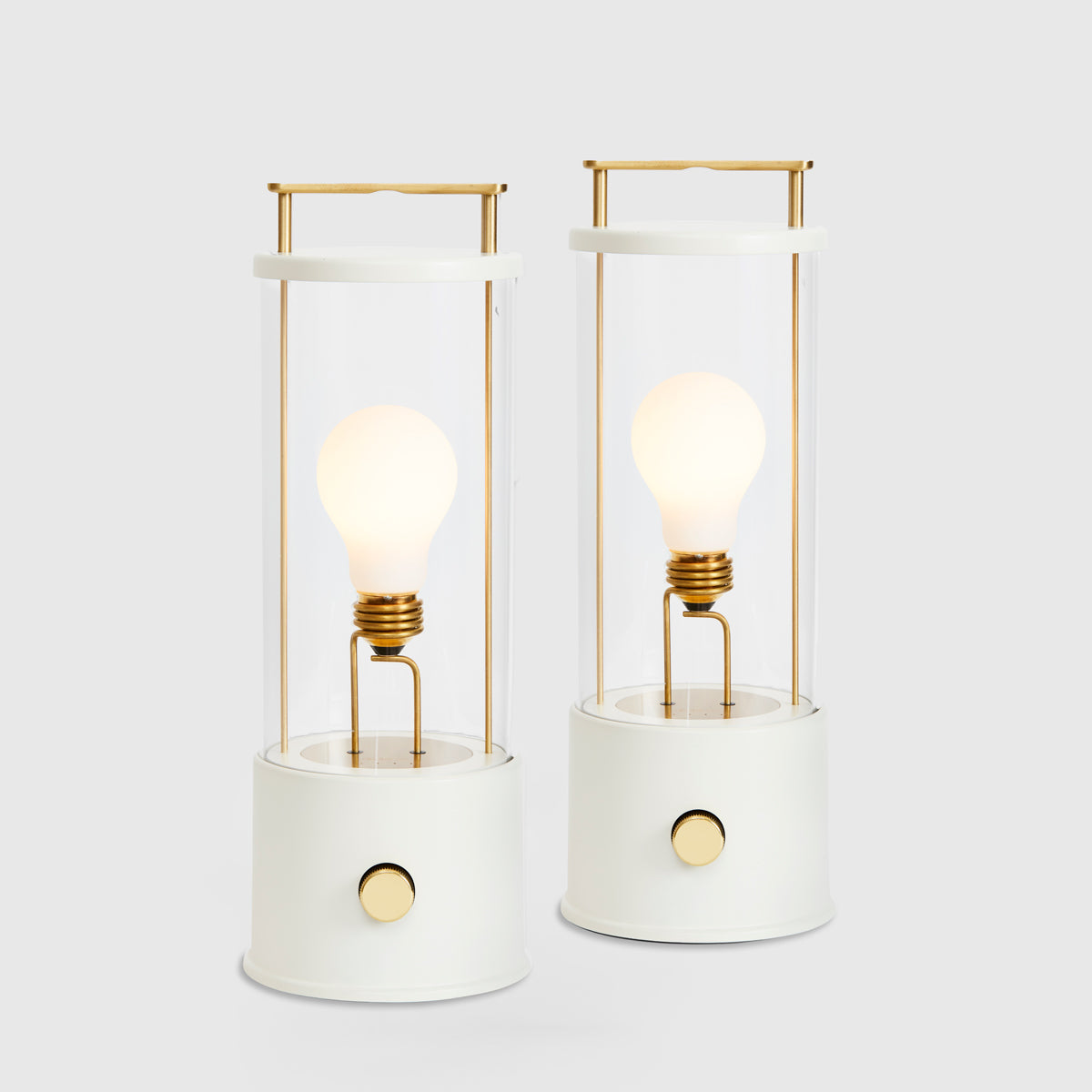 The Muse 1.0 Portable Lamp in Candlenut White - Set of 2