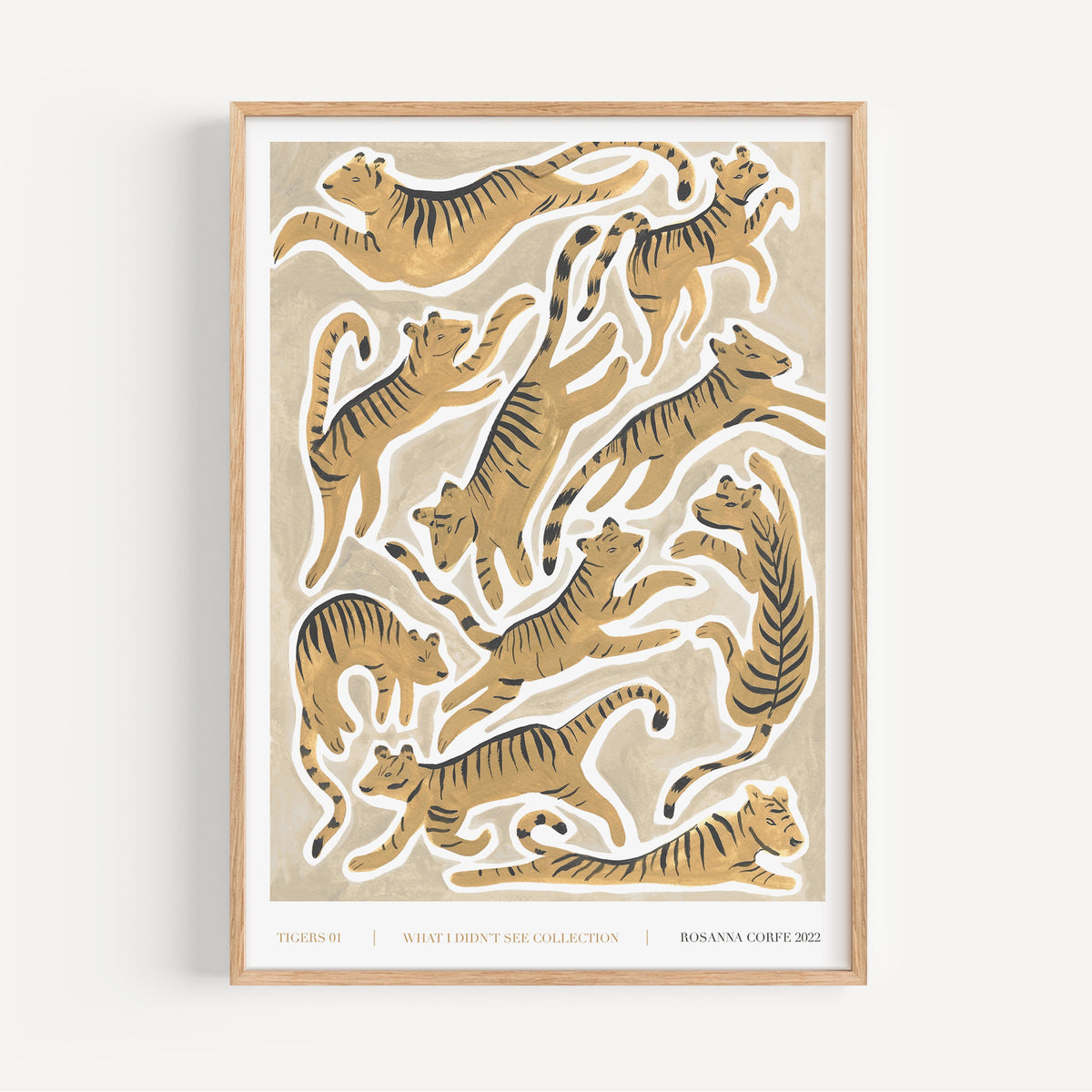 Tigers 01 Art Print