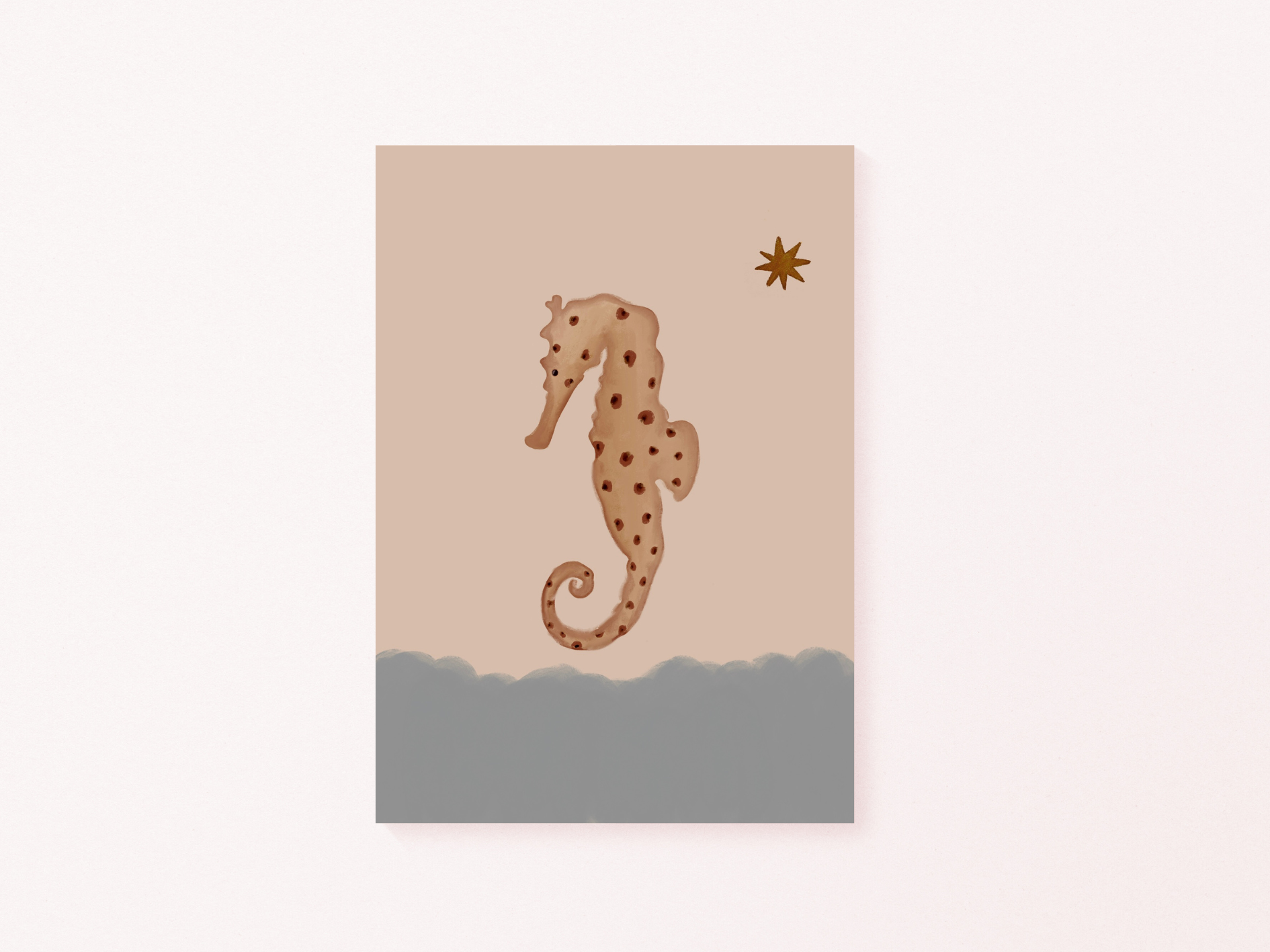 The Seahorse Art Print