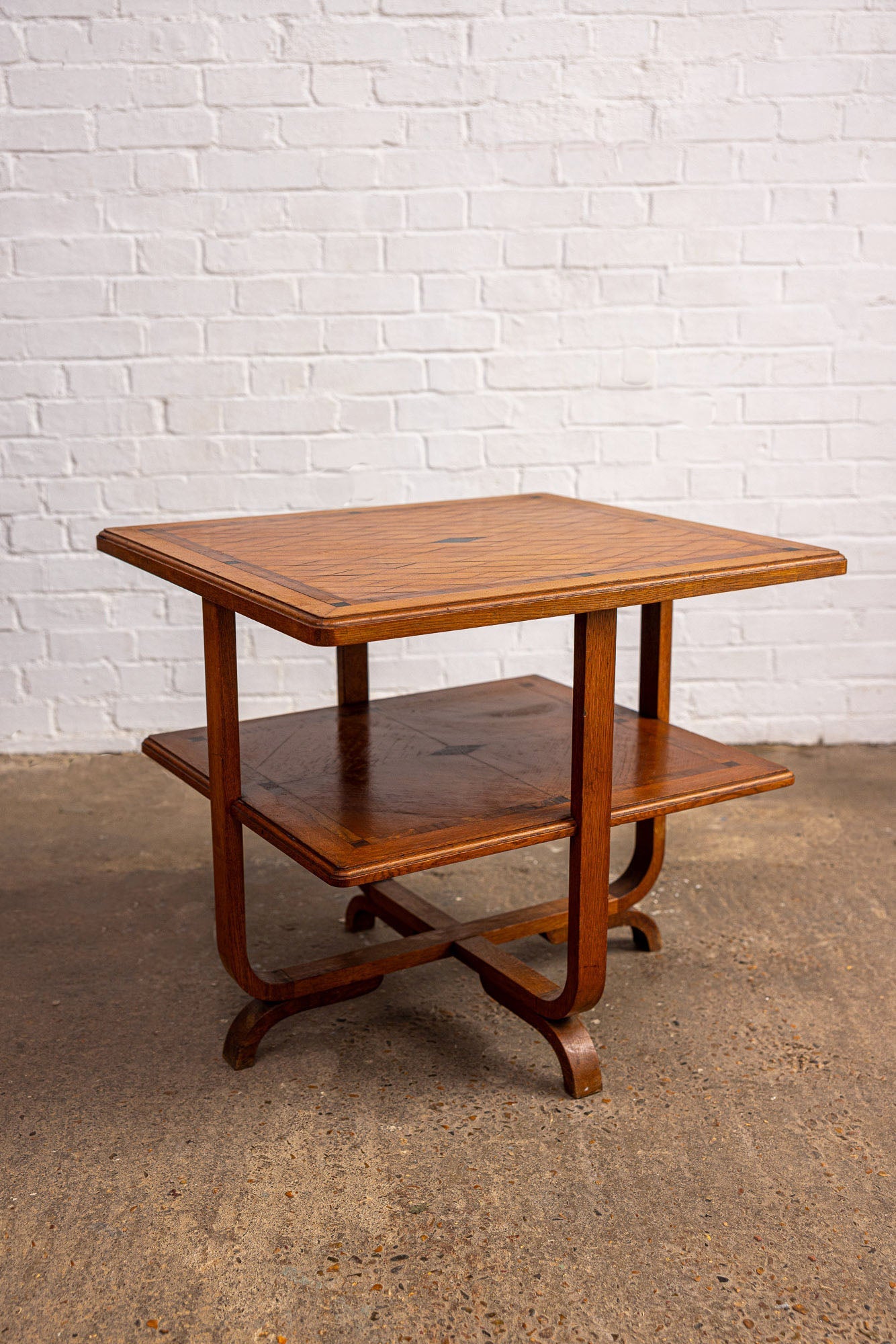 Art Deco Inlay Side Table