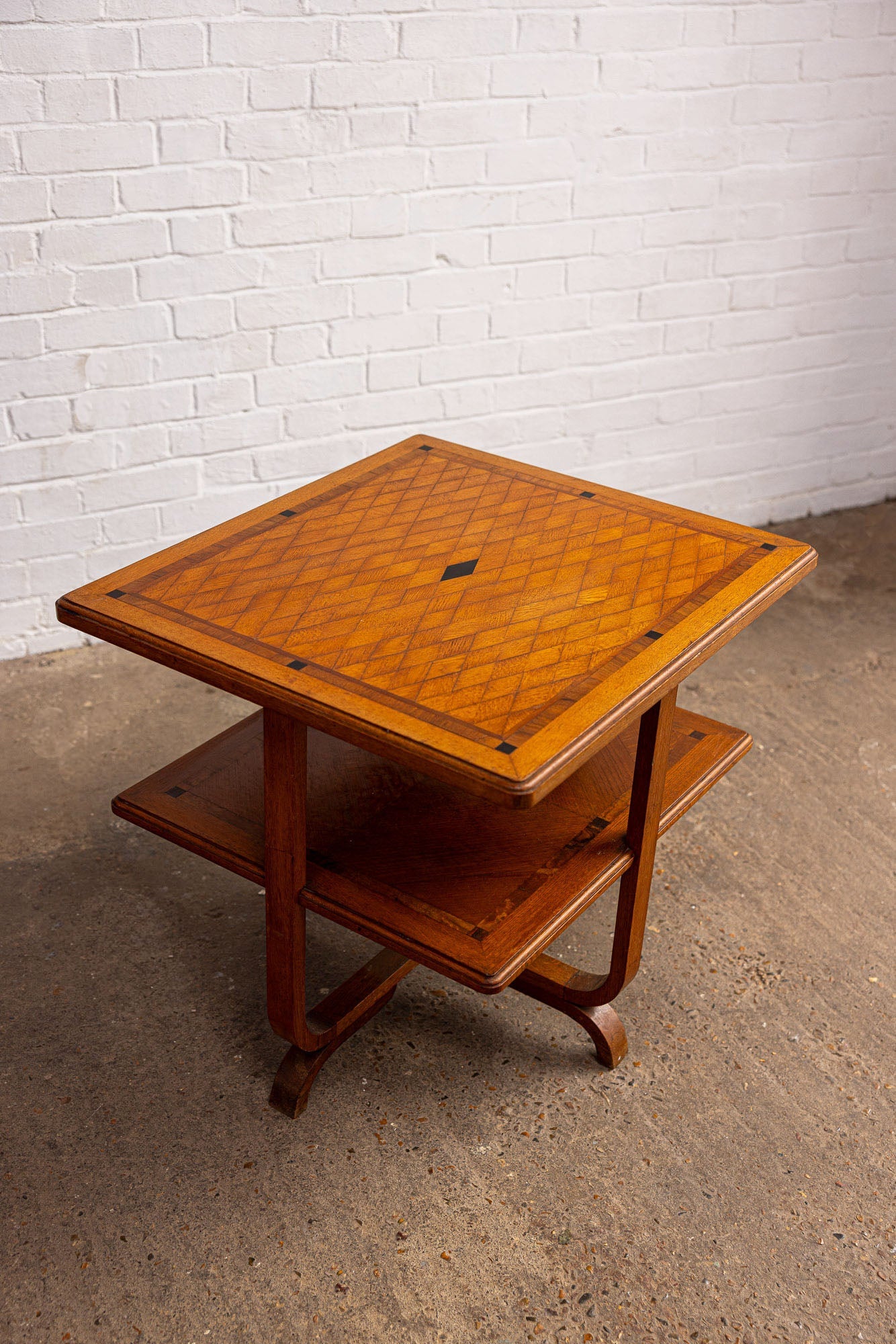 Art Deco Inlay Side Table