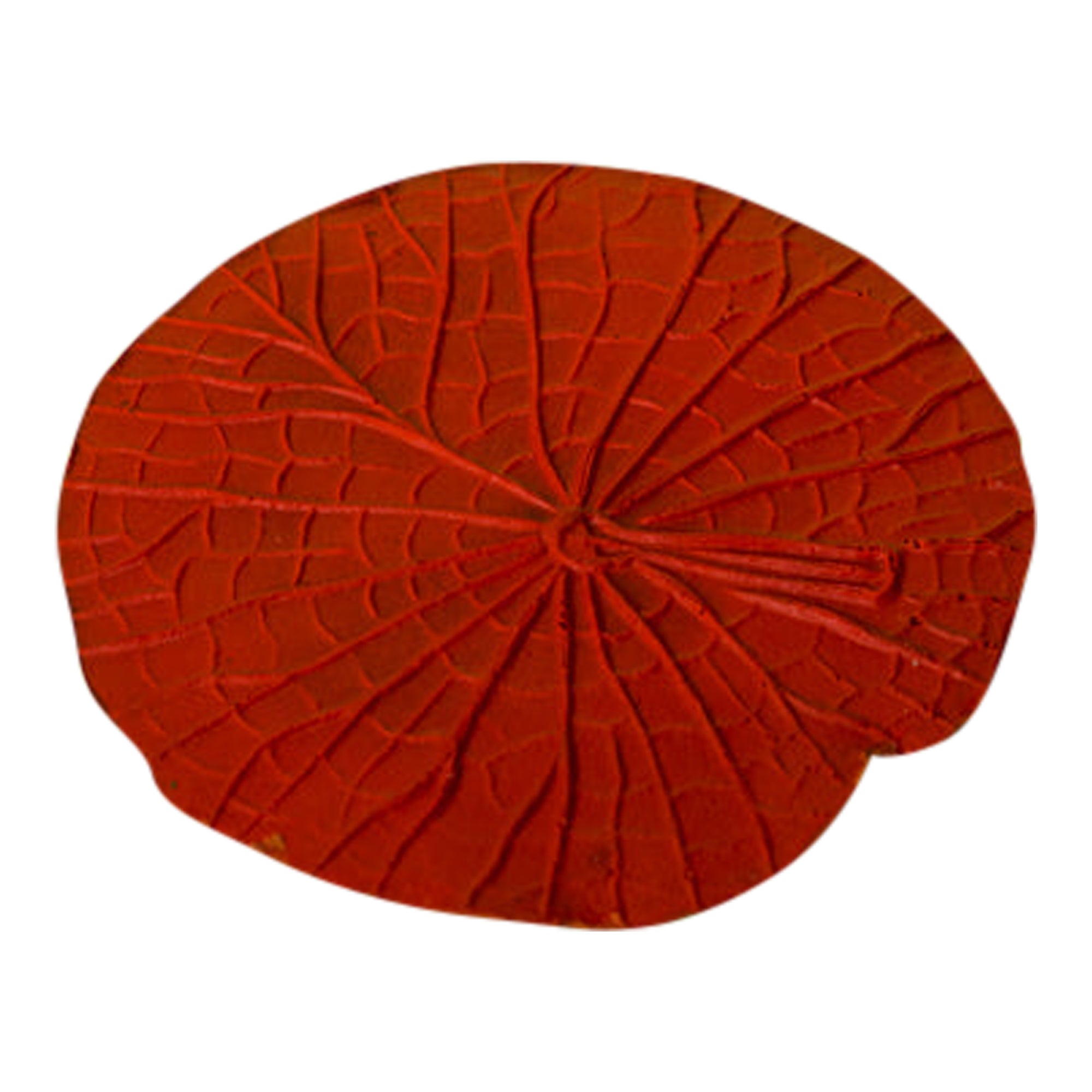 Vitória-Régia Organic Latex Coaster, Red