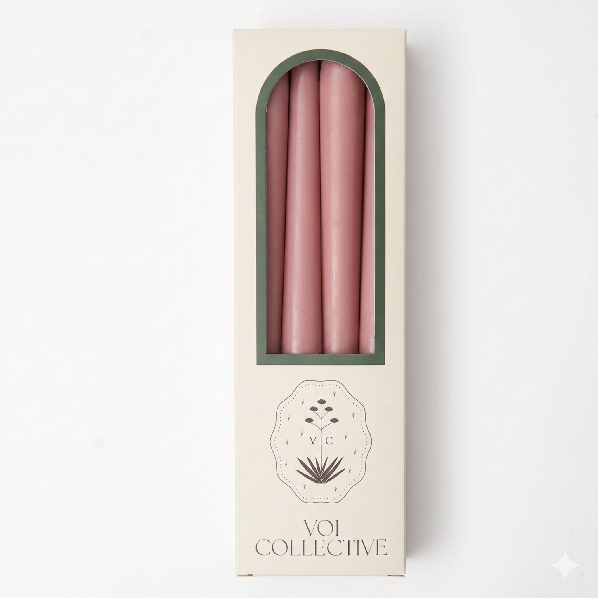 Pink Candles (set of 8)