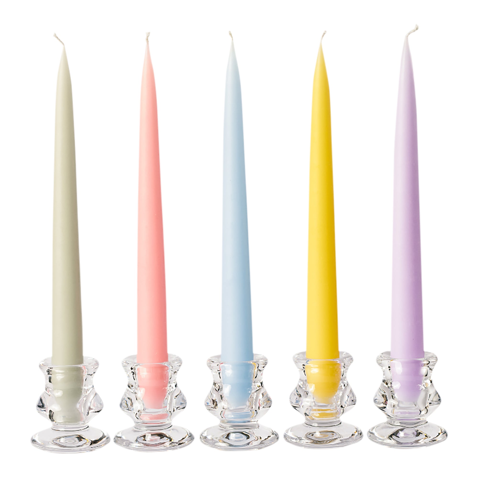 Perfectly Pastel Taper Dinner Candle Set