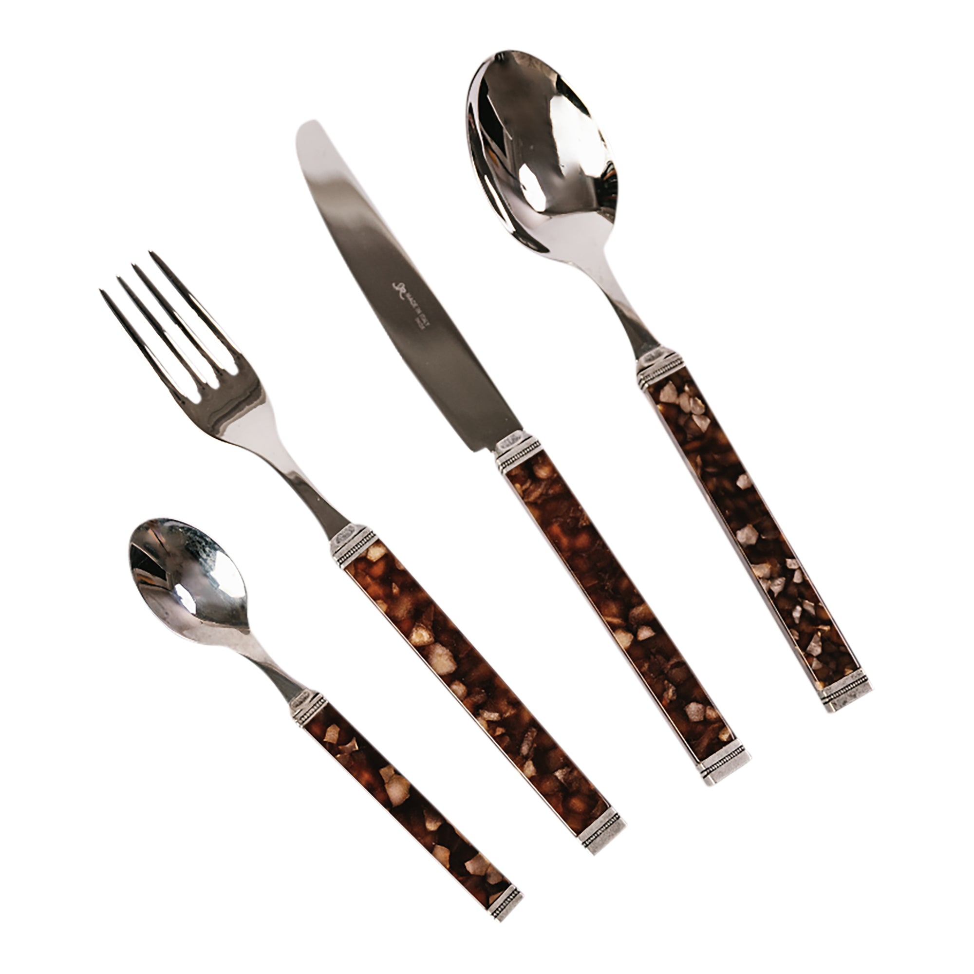 Tortoiseshell Cutlery - 4 Piece Set