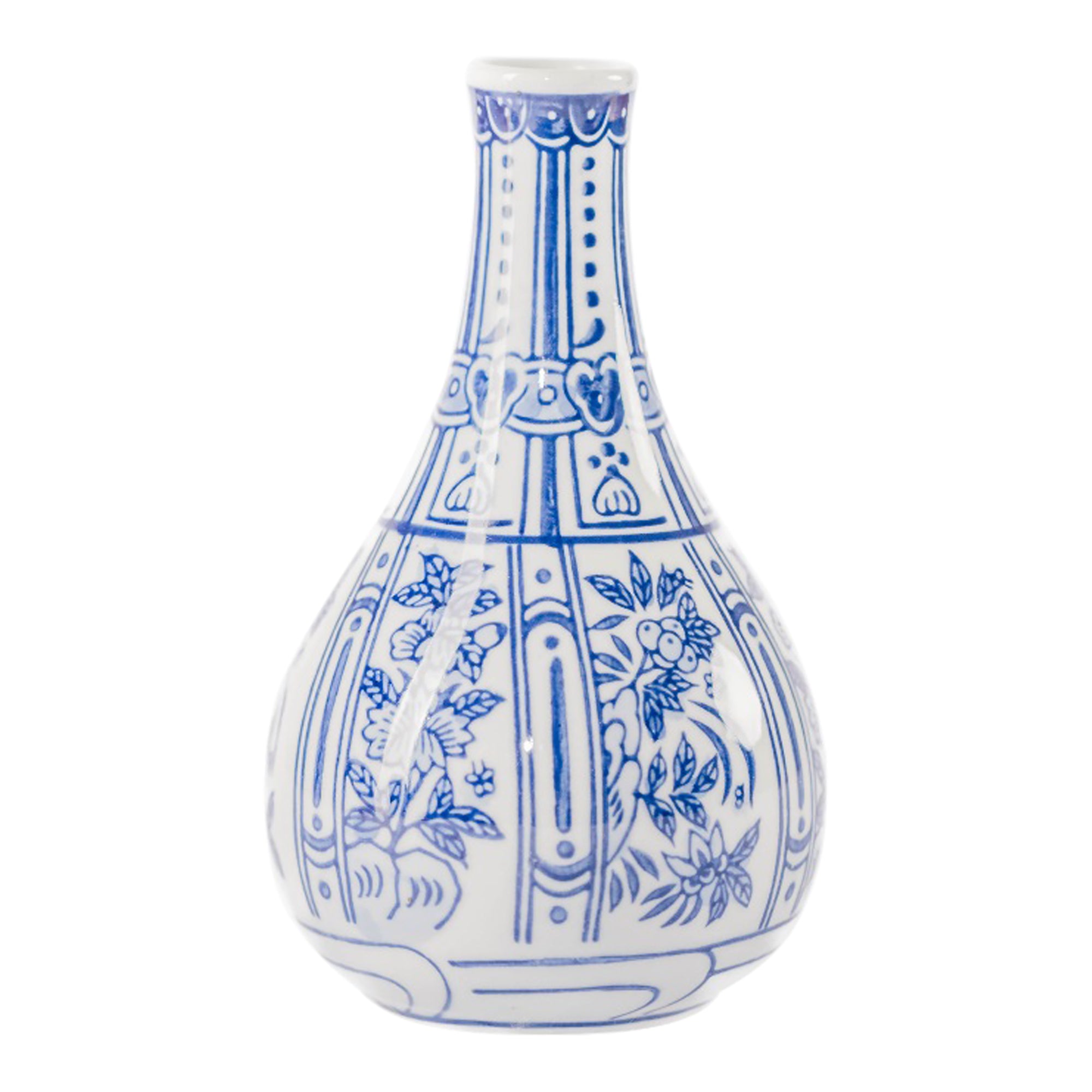 Chinoiserie Bud Vase