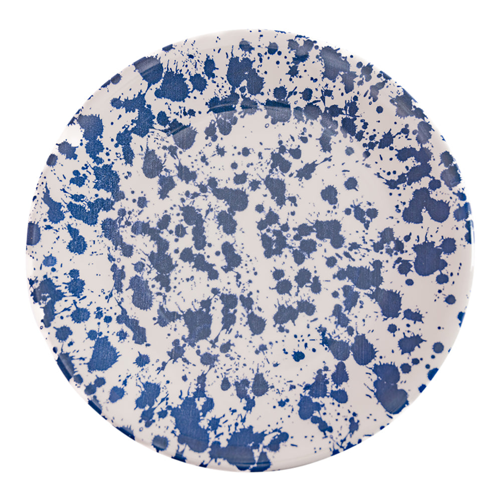 Navy Splatter Dinner Plate