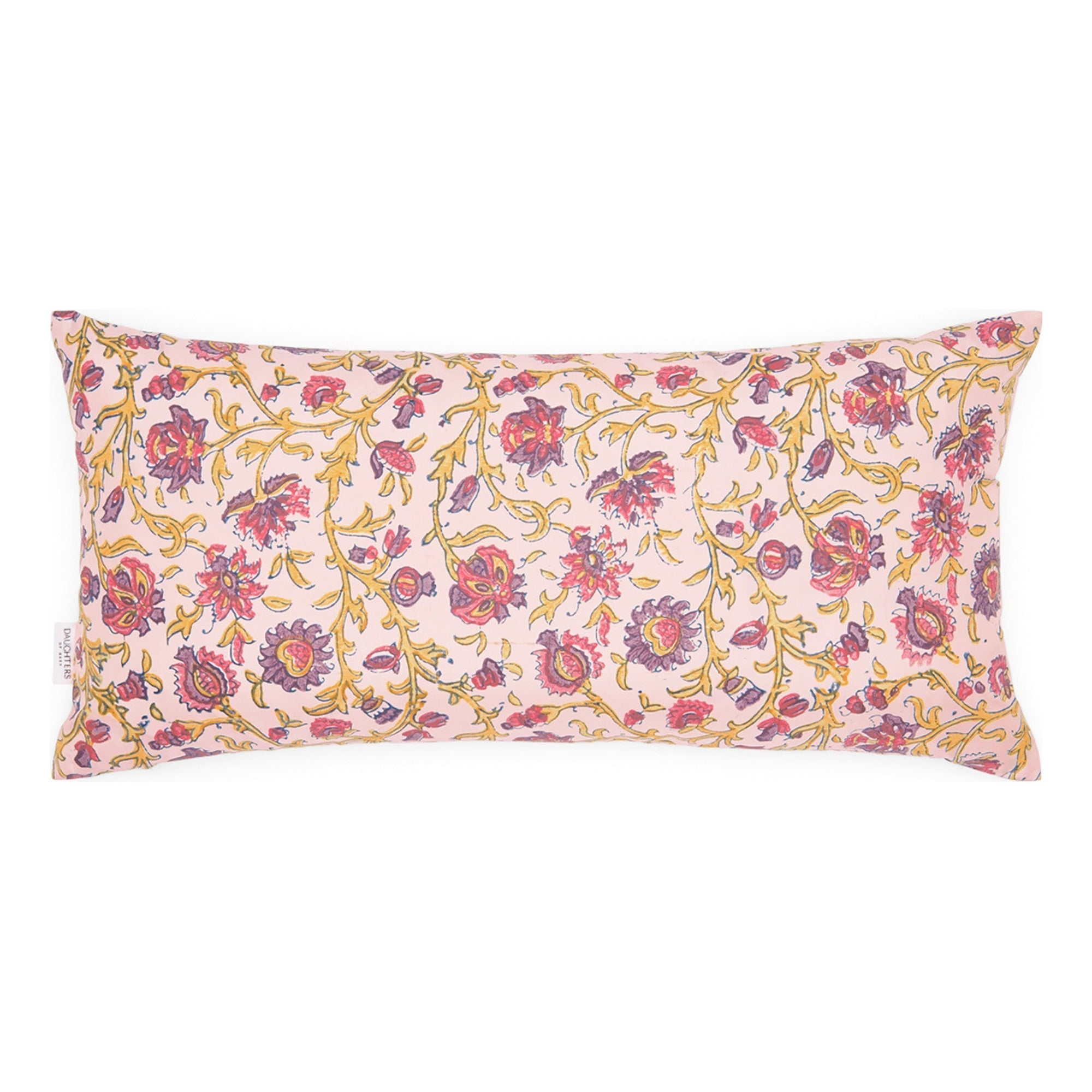 Arya Silk Reversible Bolster Cushion