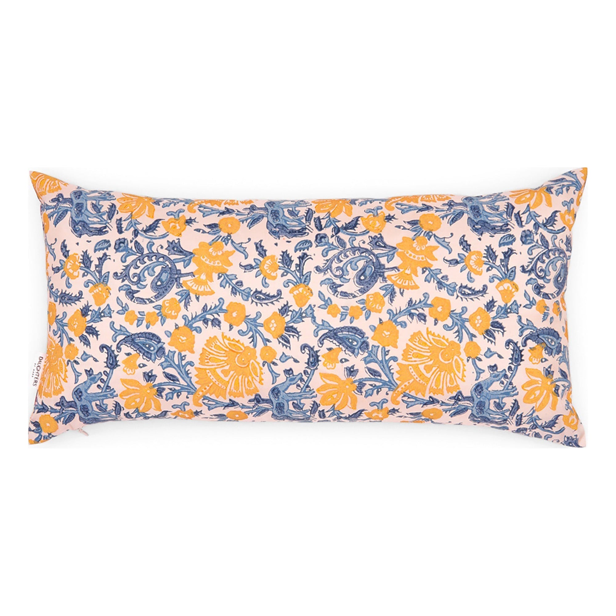 Shanaya Silk Reversible Bolster Cushion