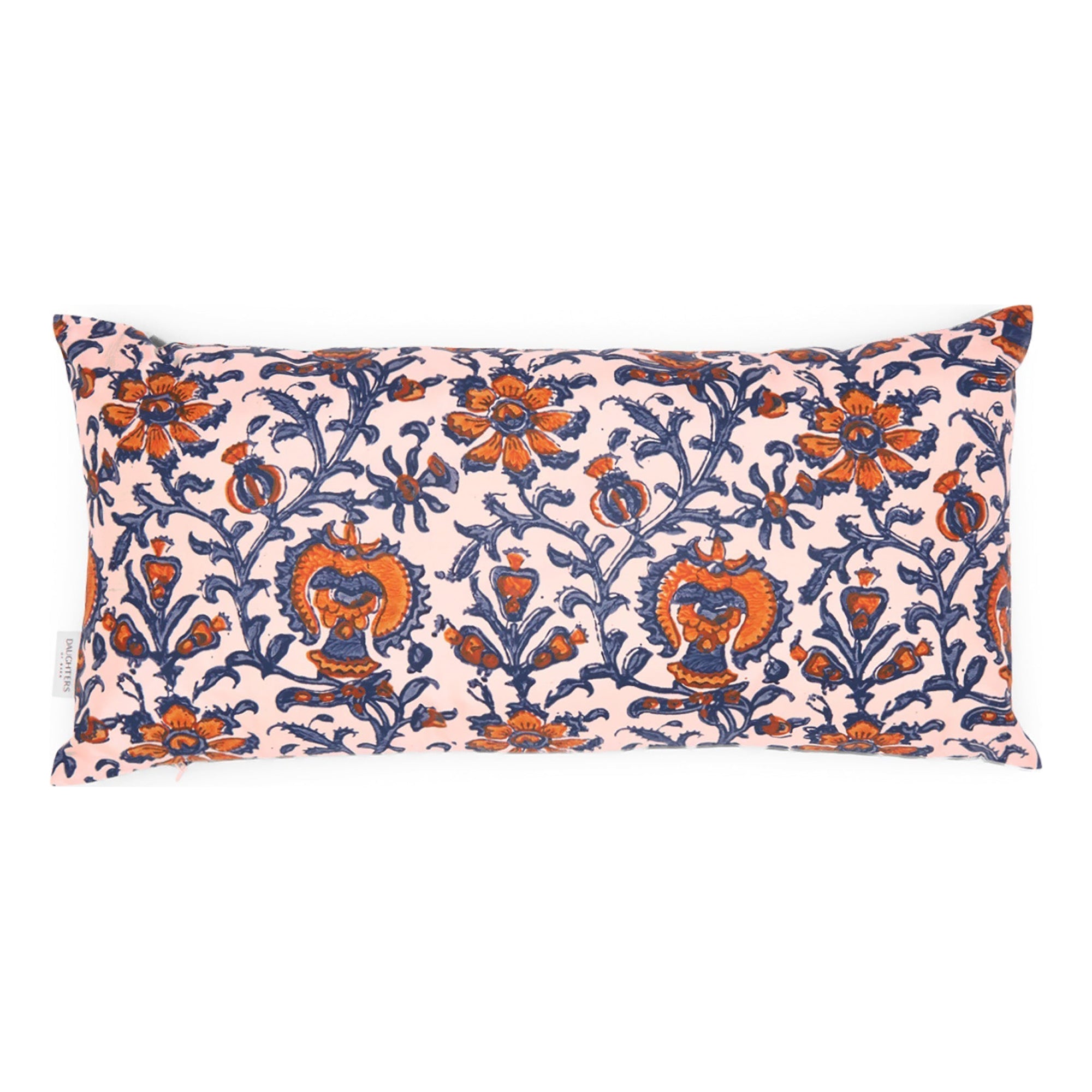 Osha Silk Reversible Bolster Cushion