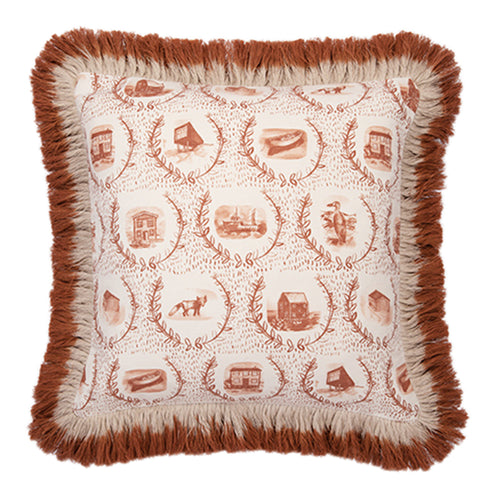Set The Scene Terracotta Cushion