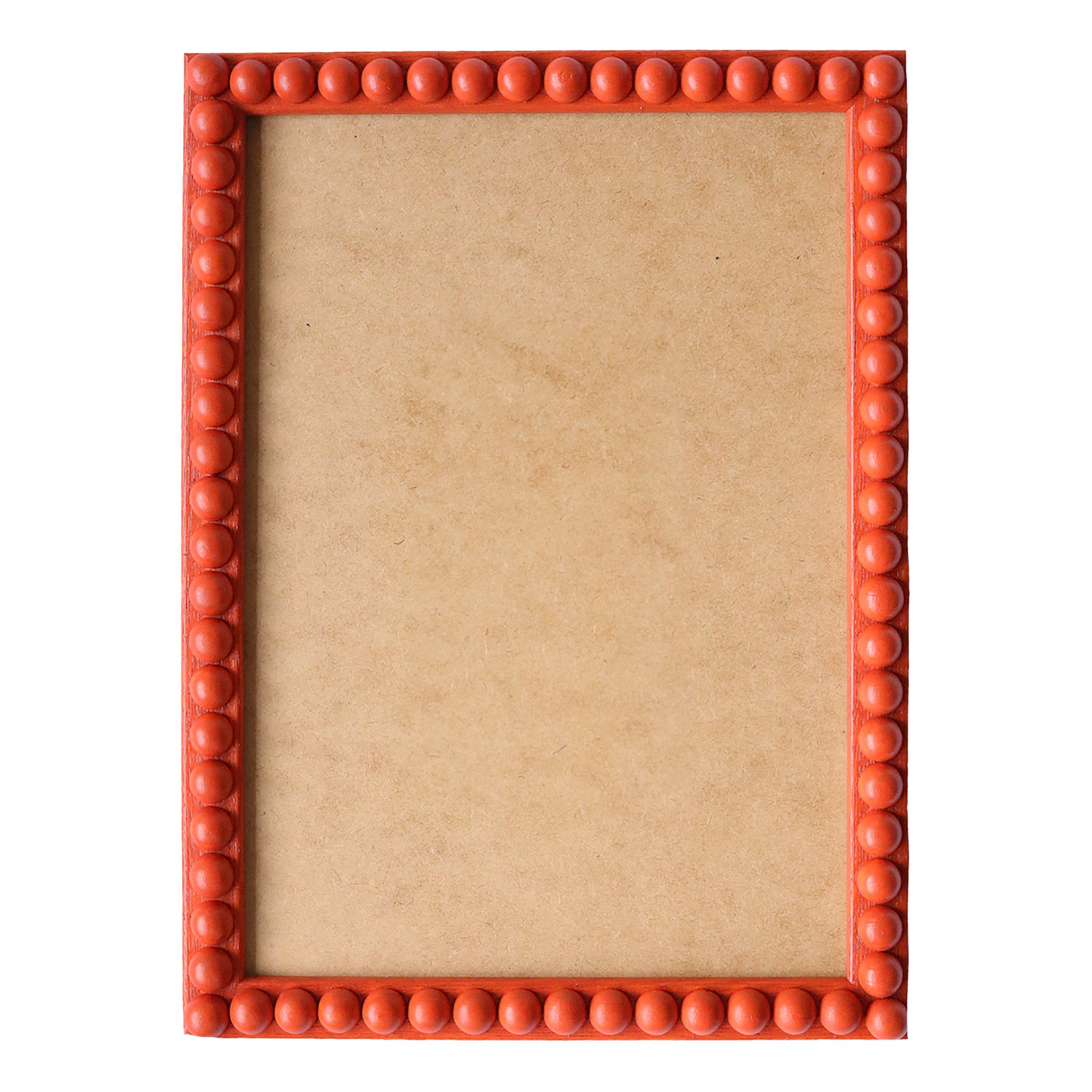 Burnt Orange Stained Bobbin Frame