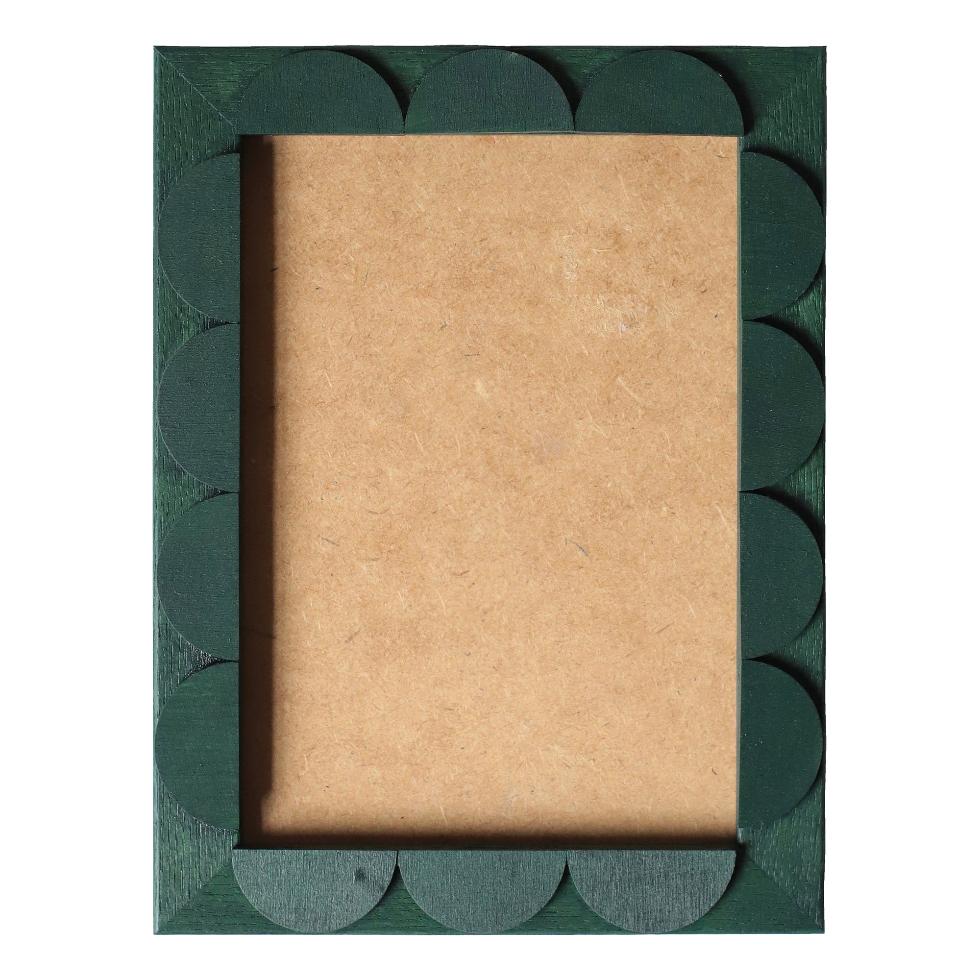 Evergreen Stained Scallop Frame