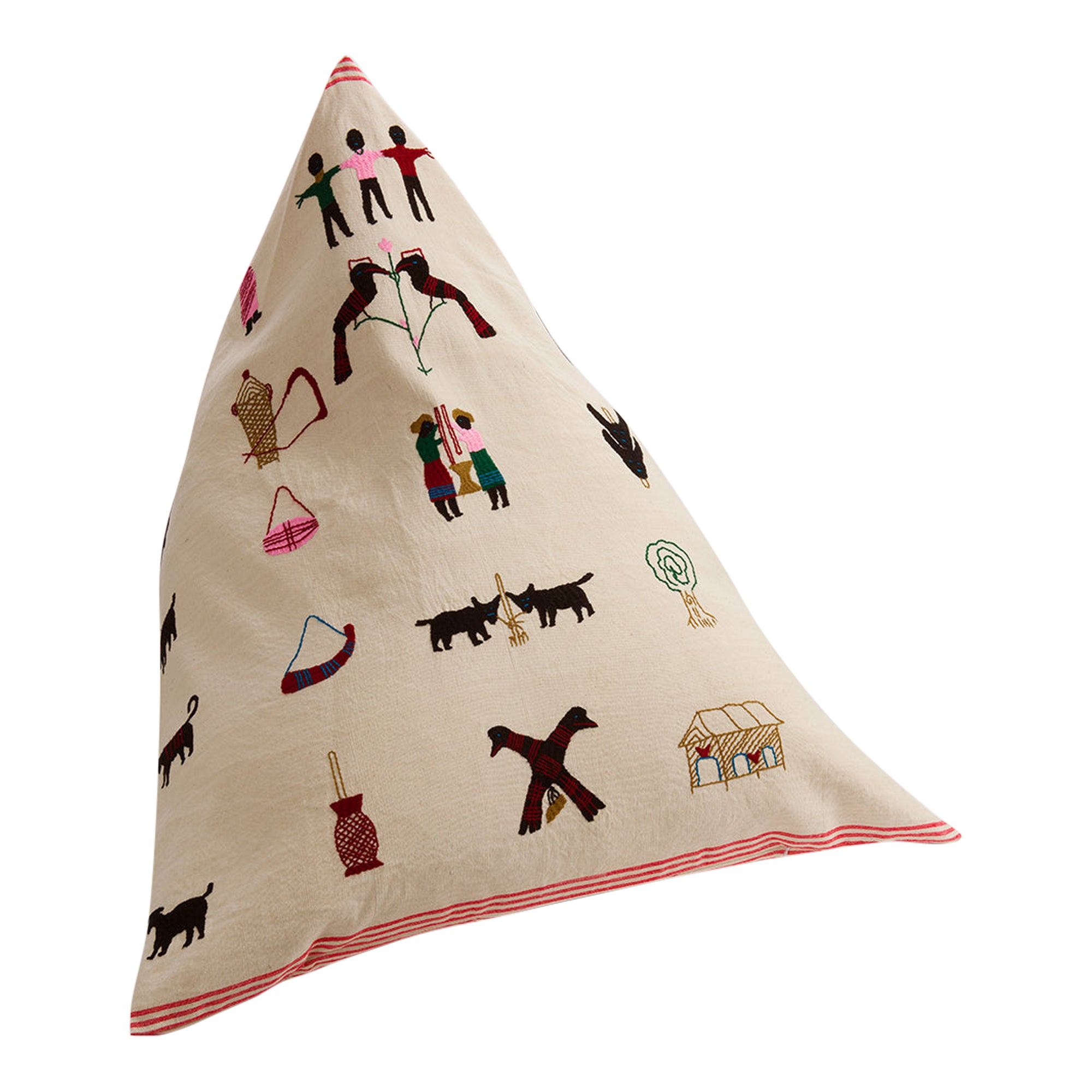 Kids Naga Bean Bag - Pink Accents