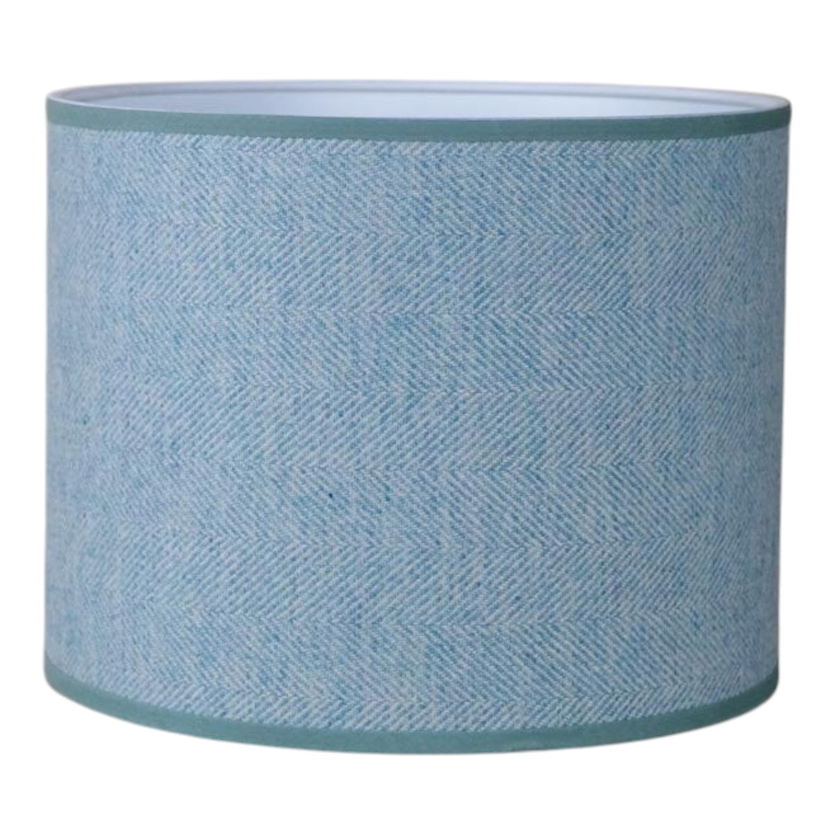 Teal Tweed Small Lampshade