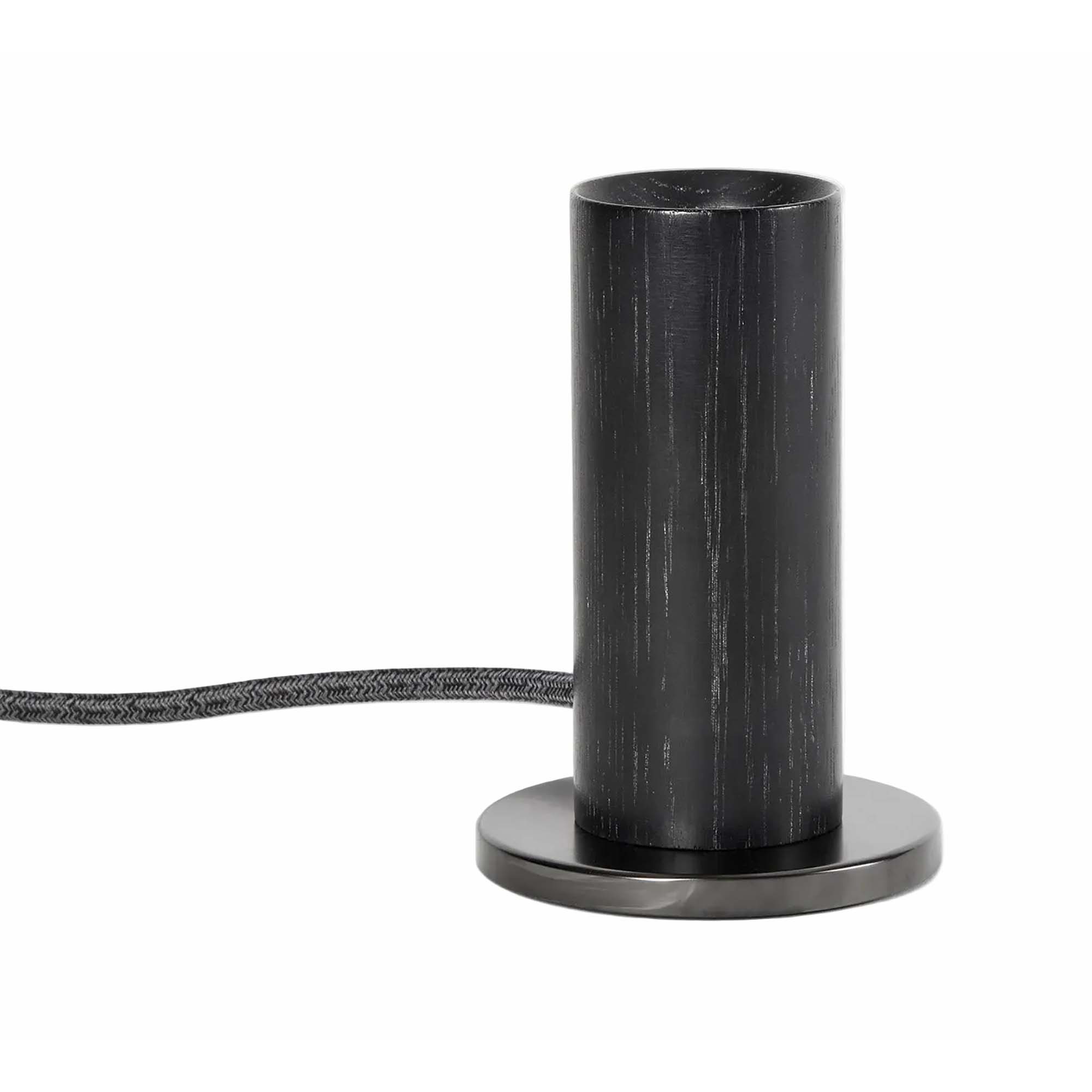 Knuckle Table Lamp in Blackened Oak
